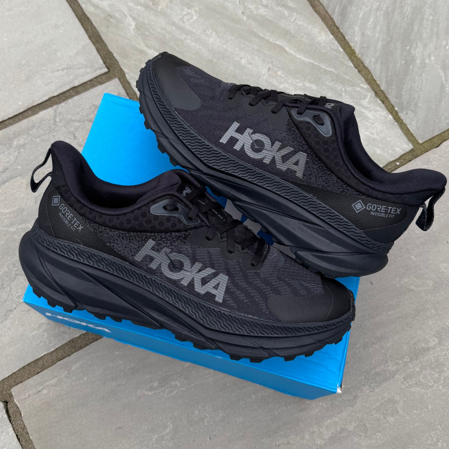 Hoka Challenger 7 Gore-Tex - Triple Black - UK10