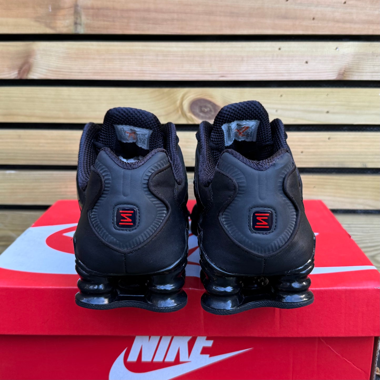 Nike Shox TL - Triple Black 2024 - UK8.5