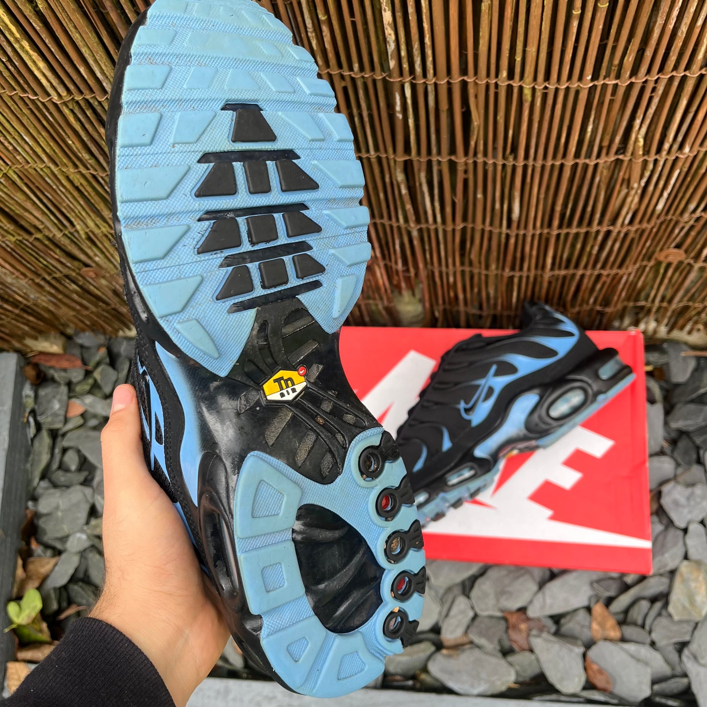 Nike Air Max Plus TN Black / University Blue - UK12