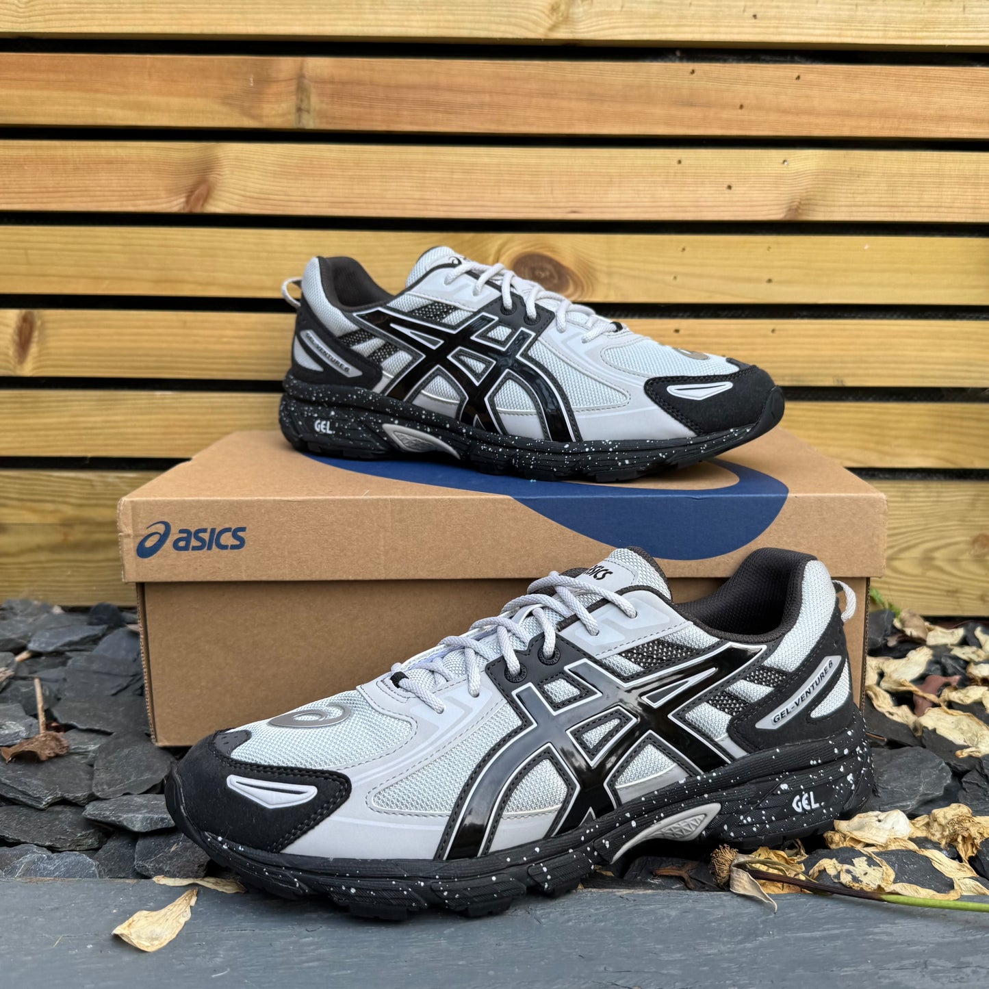 Asics Gel-Venture 6 - Glacier Grey / Black - UK9