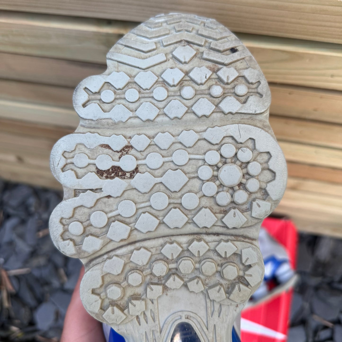 Nike Shox TL - Wolf Grey / Metallic Silver / Blue - UK8