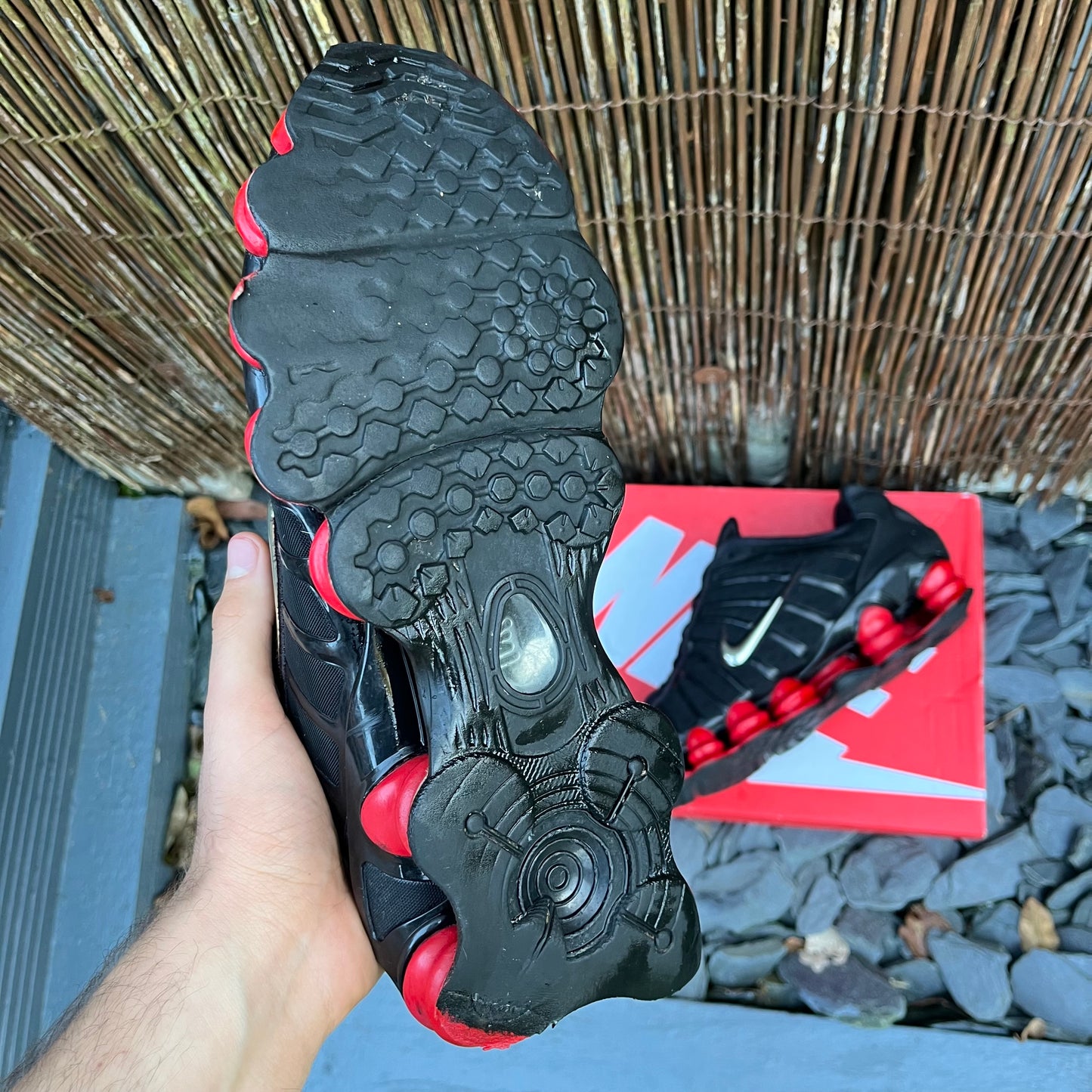 Nike Shox TL X Skepta Black / Red UK9