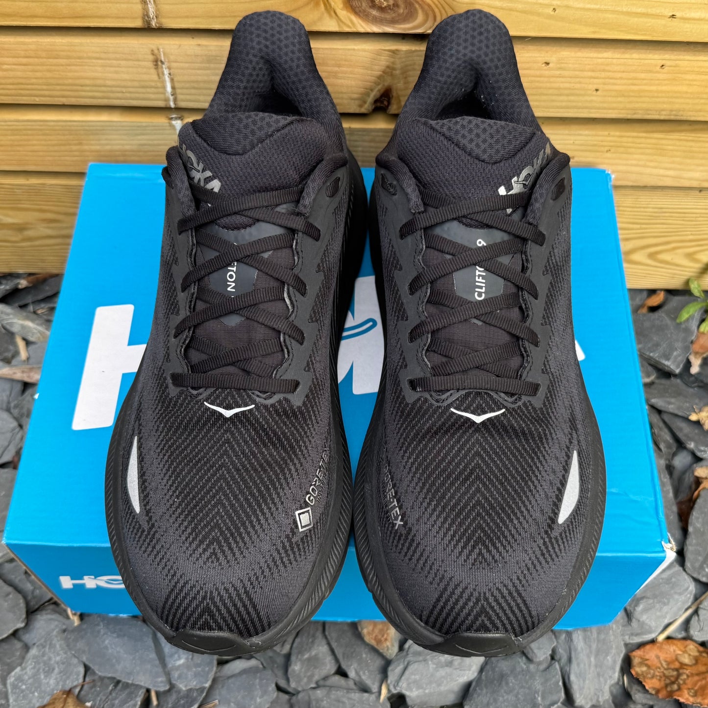 Hoka Clifton 9 Gore-Tex - Black Reflect - UK10