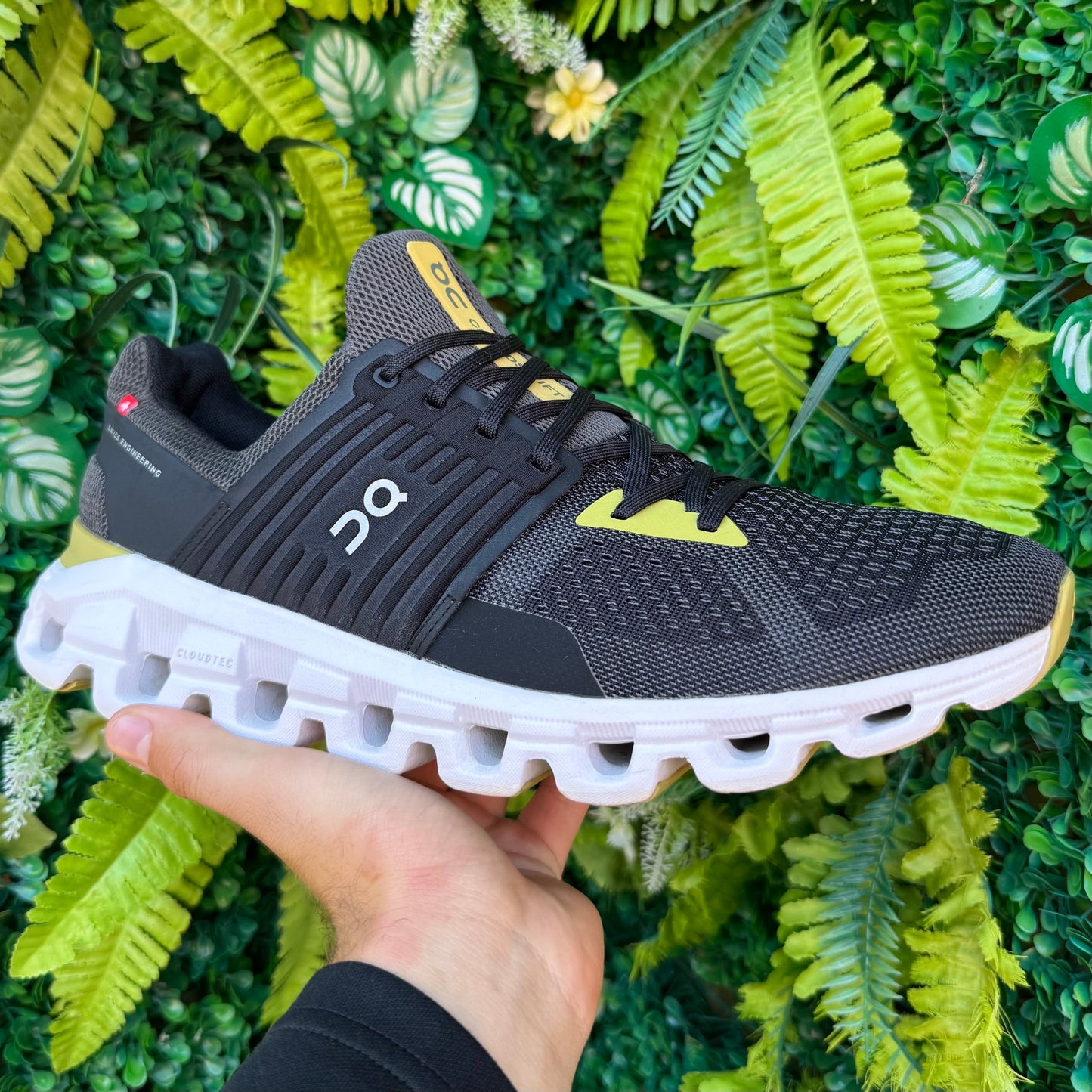 On Running CloudSwift 2.0 - Magnet Black / Citron Yellow - UK10