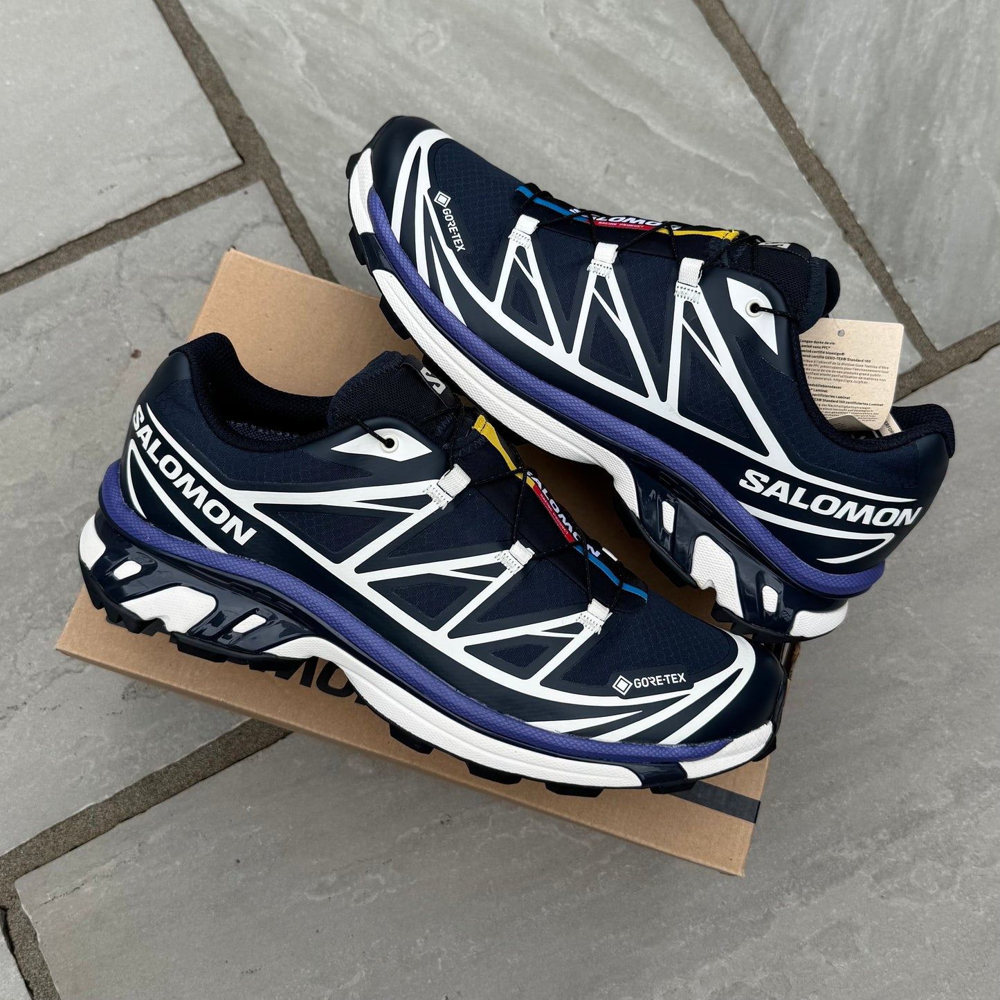 Salomon XT-6 Gore-Tex - Carbon / Vanilla Ice / Liberty - UK9 - Brand New