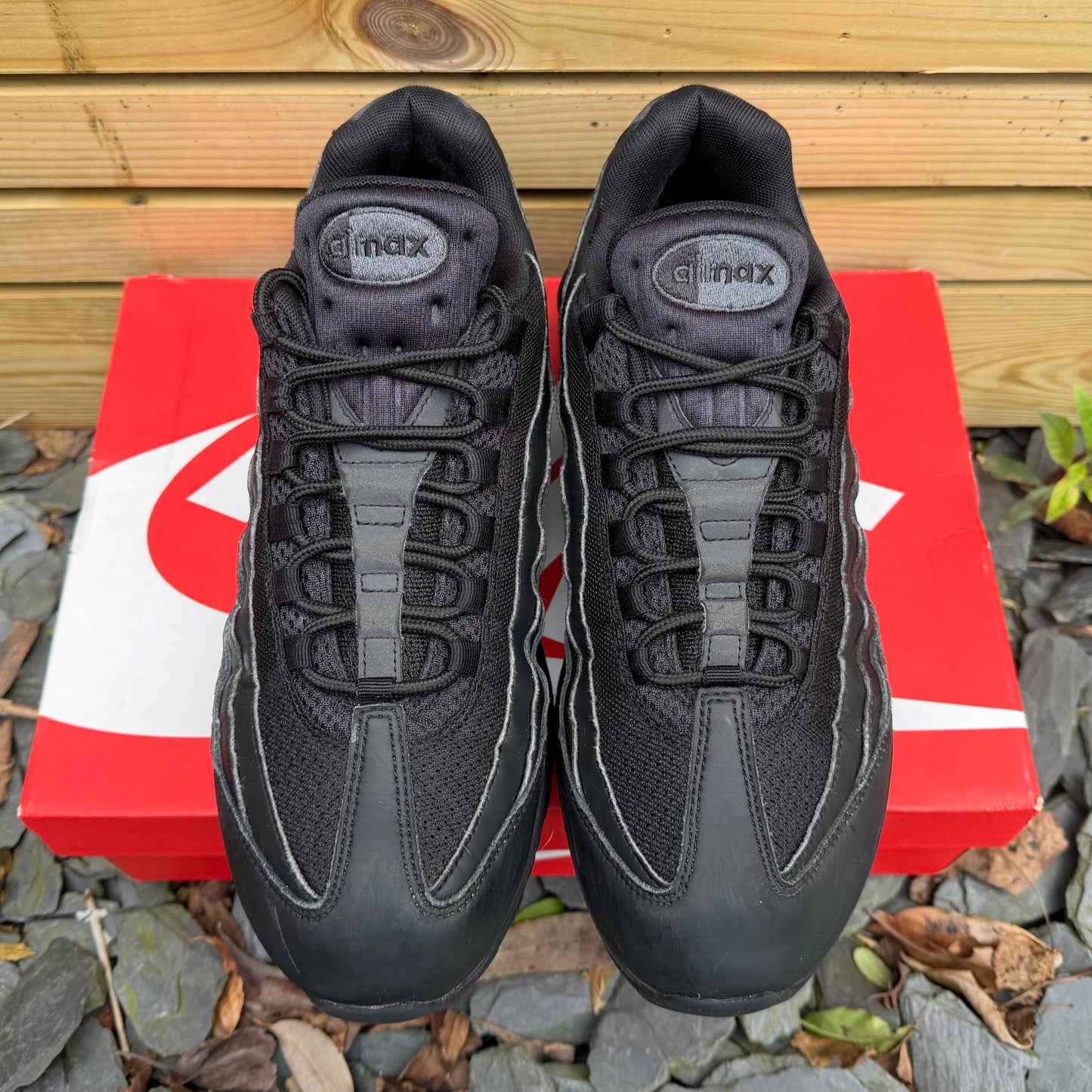 Nike Air Max 95 OG Big Bubble - Triple Black - UK9.5