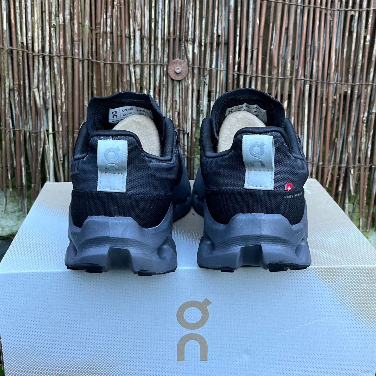 On Running CloudSurfer Trail Waterproof - Black / Eclipse - UK8.5