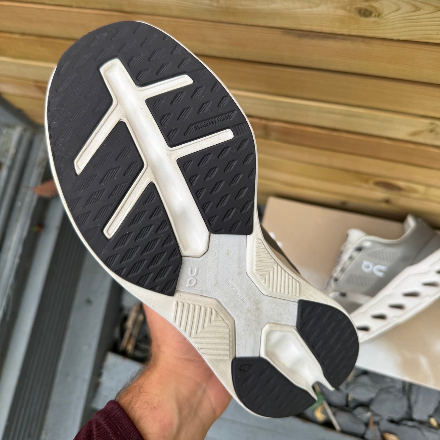 On Running CloudEclipse - Alloy White - UK7.5