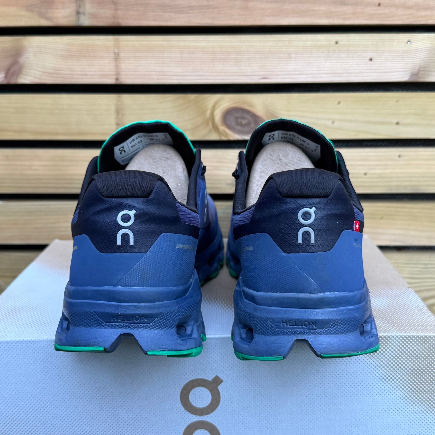 On Running CloudVista Waterproof - Midnight Navy / Green - UK9