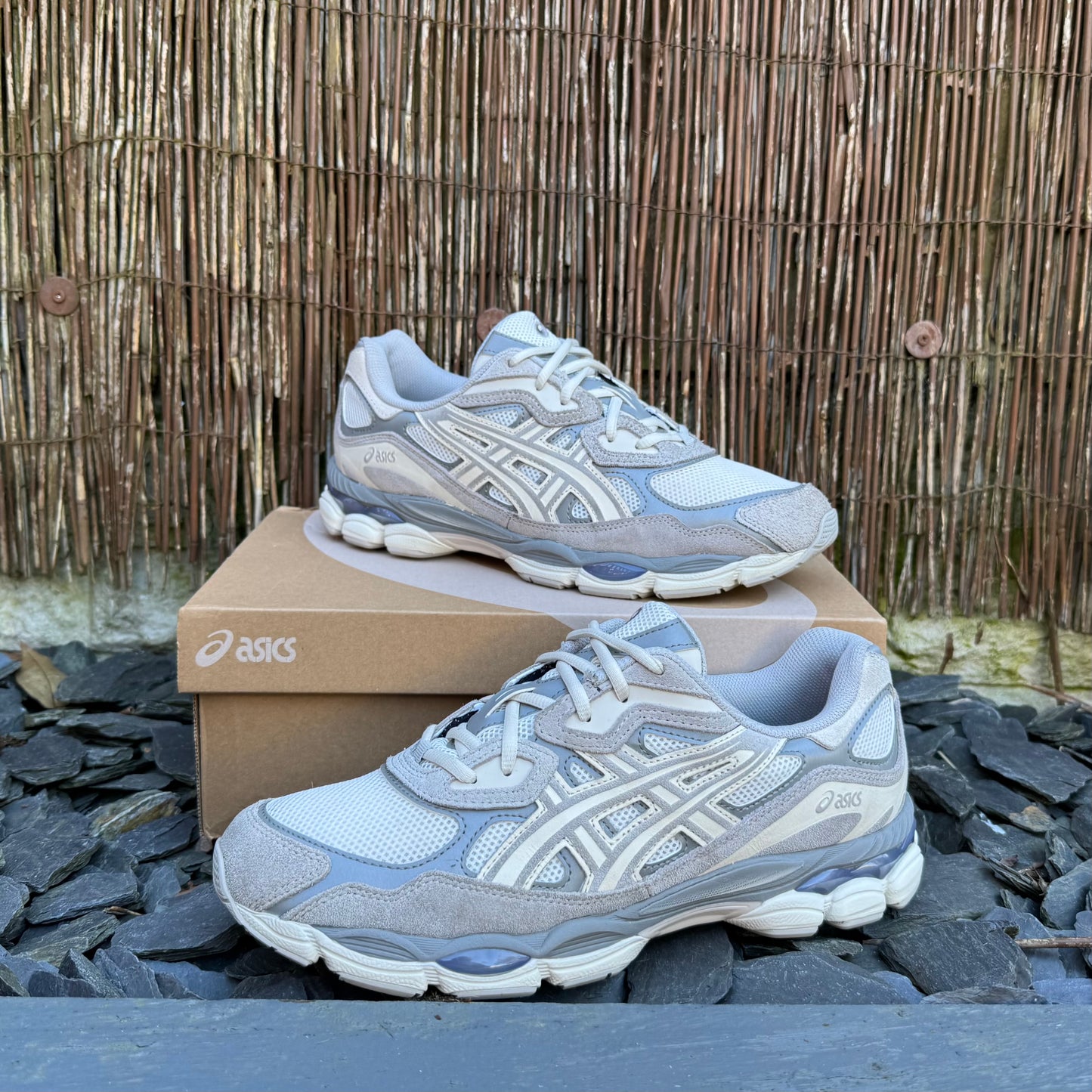 Asics Gel-NYC - Cream / Oyster Grey - UK9.5