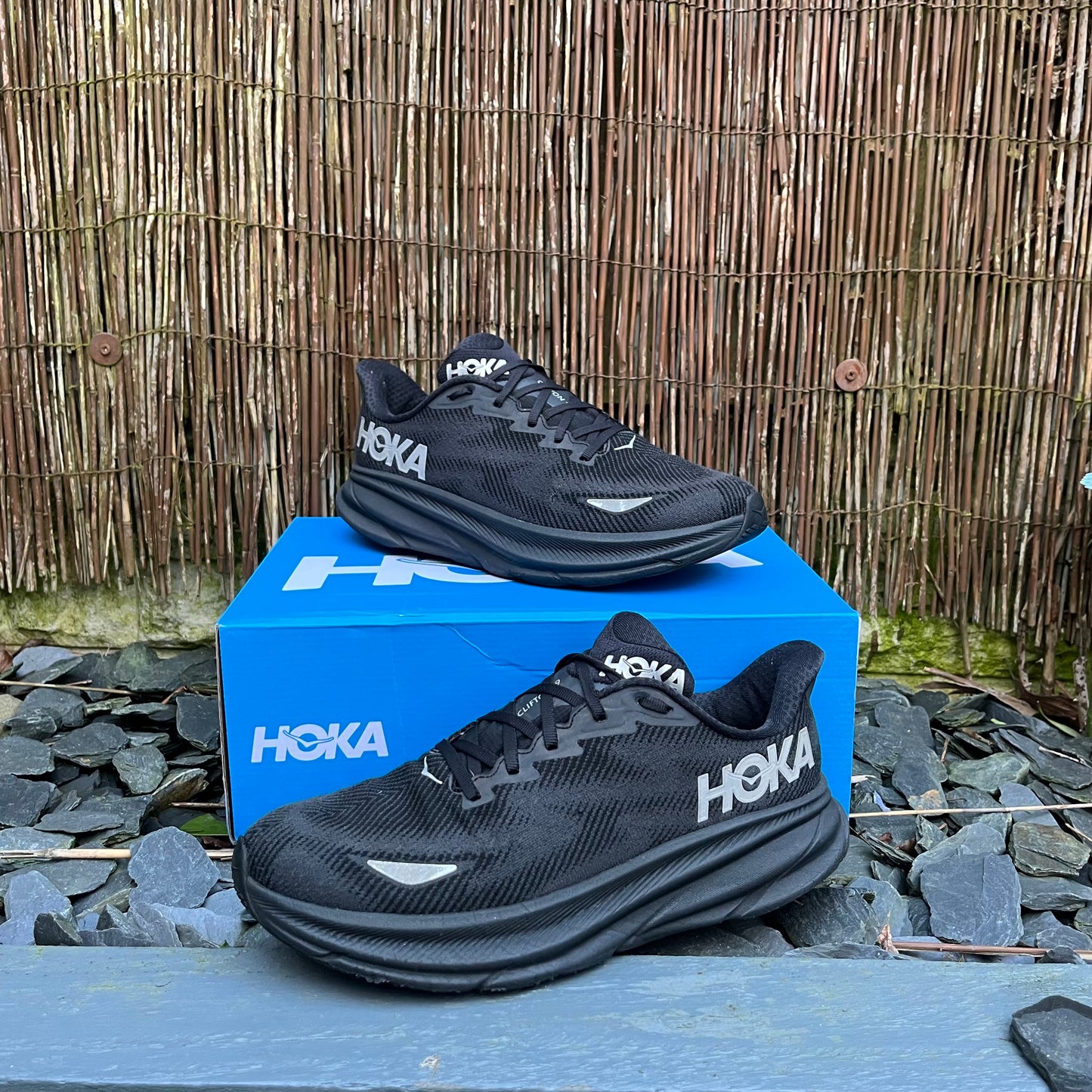 Hoka Clifton 9 Gore-Tex - Black Reflect - UK10