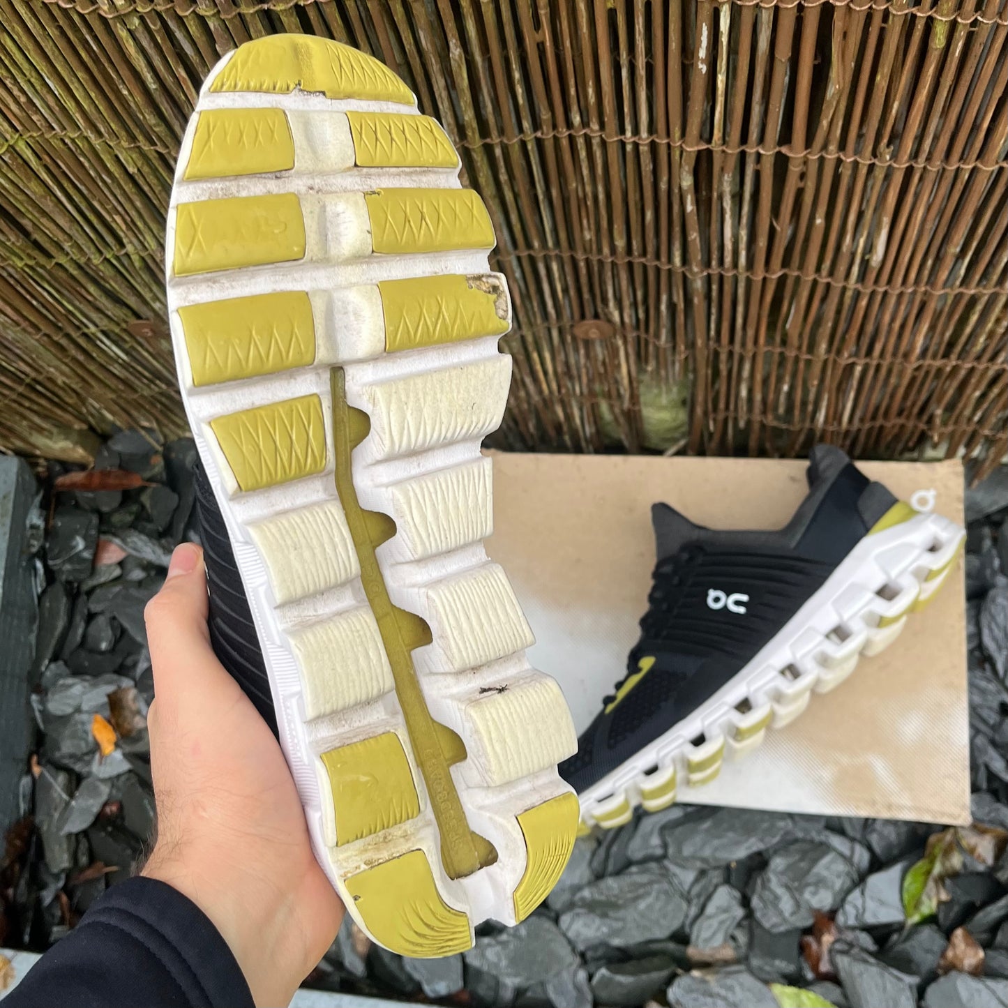 On Running CloudSwift 2.0 - Magnet Black / Citron Yellow - UK9.5