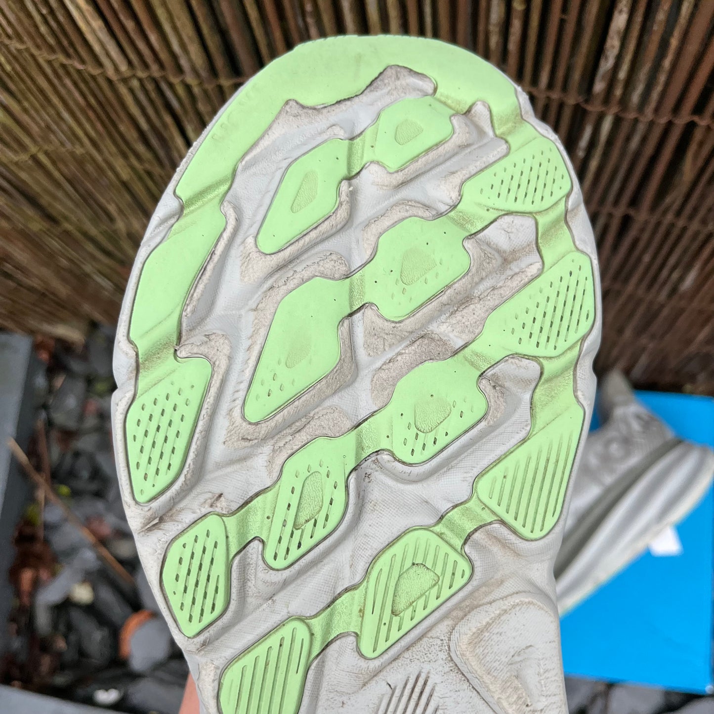 Hoka Clifton 9 - Khaki / Grey - UK9.5