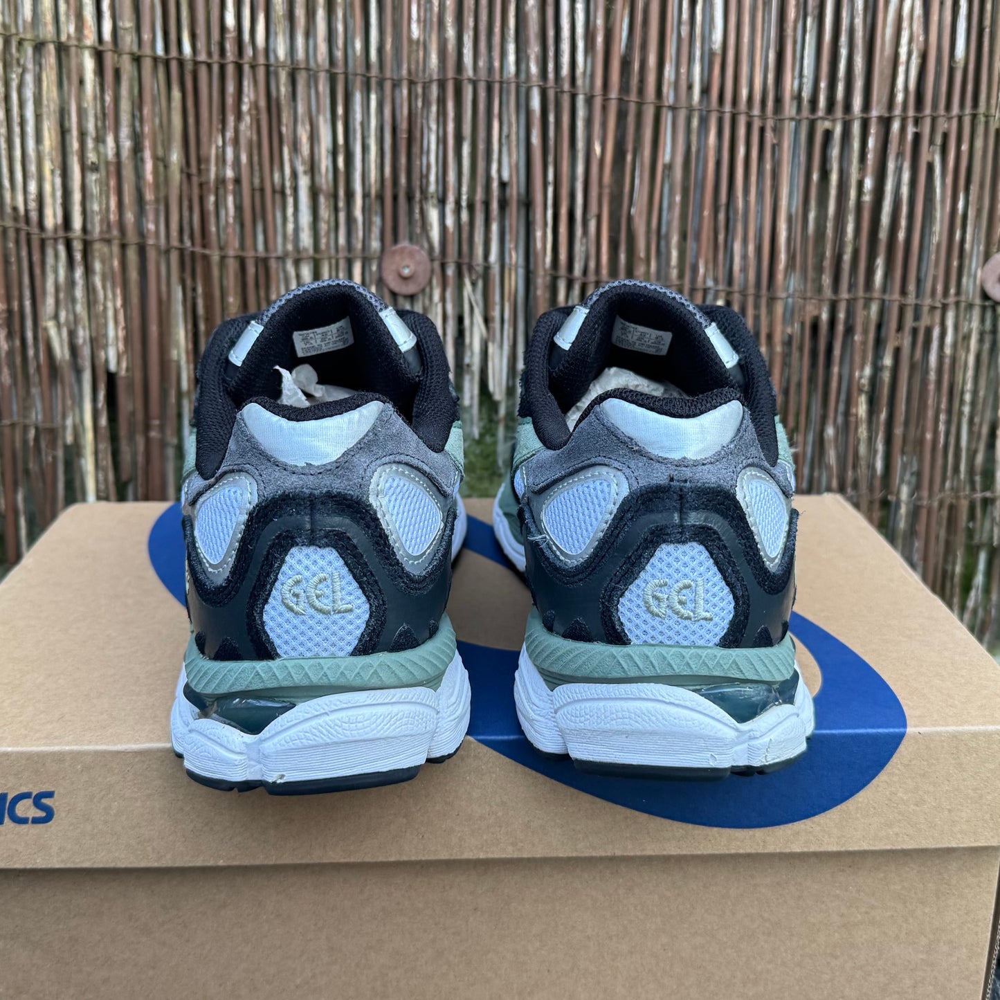 Asics Gel-NYC - White / Ivy - UK7.5