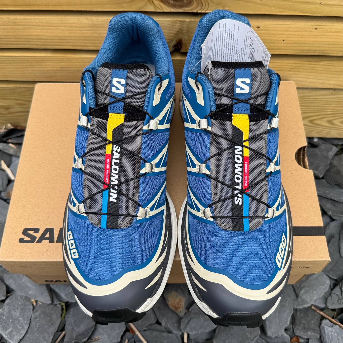Salomon XT-6 - Dark Blue /Almond Milk / Asphalt - UK10 - Brand New
