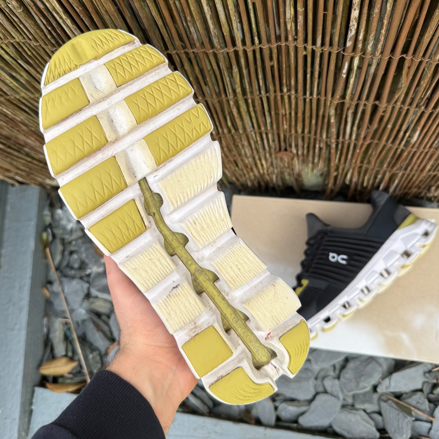 On Running CloudSwift 2.0 - Magnet Black / Citron Yellow - UK9