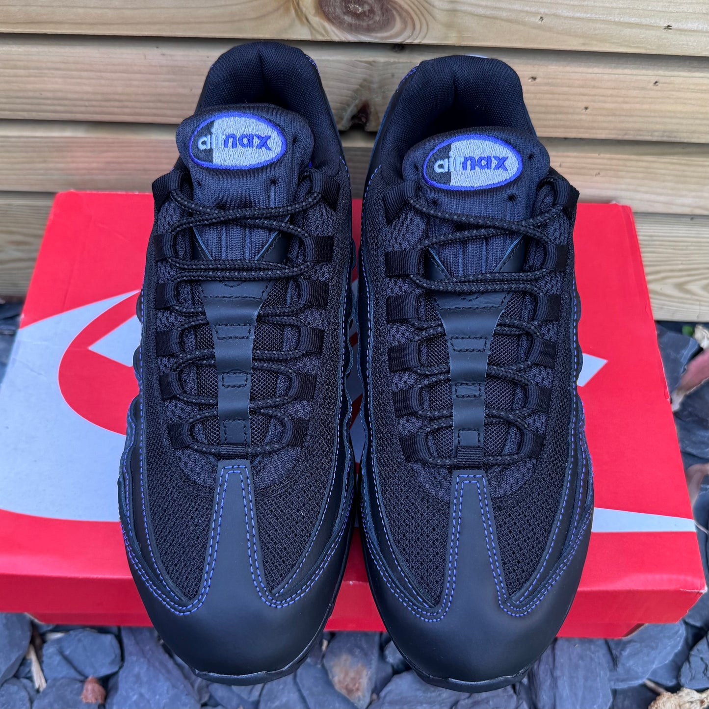 Nike Air Max 95 OG Big Bubble - Black / Persian Violet - UK7.5 - Brand New