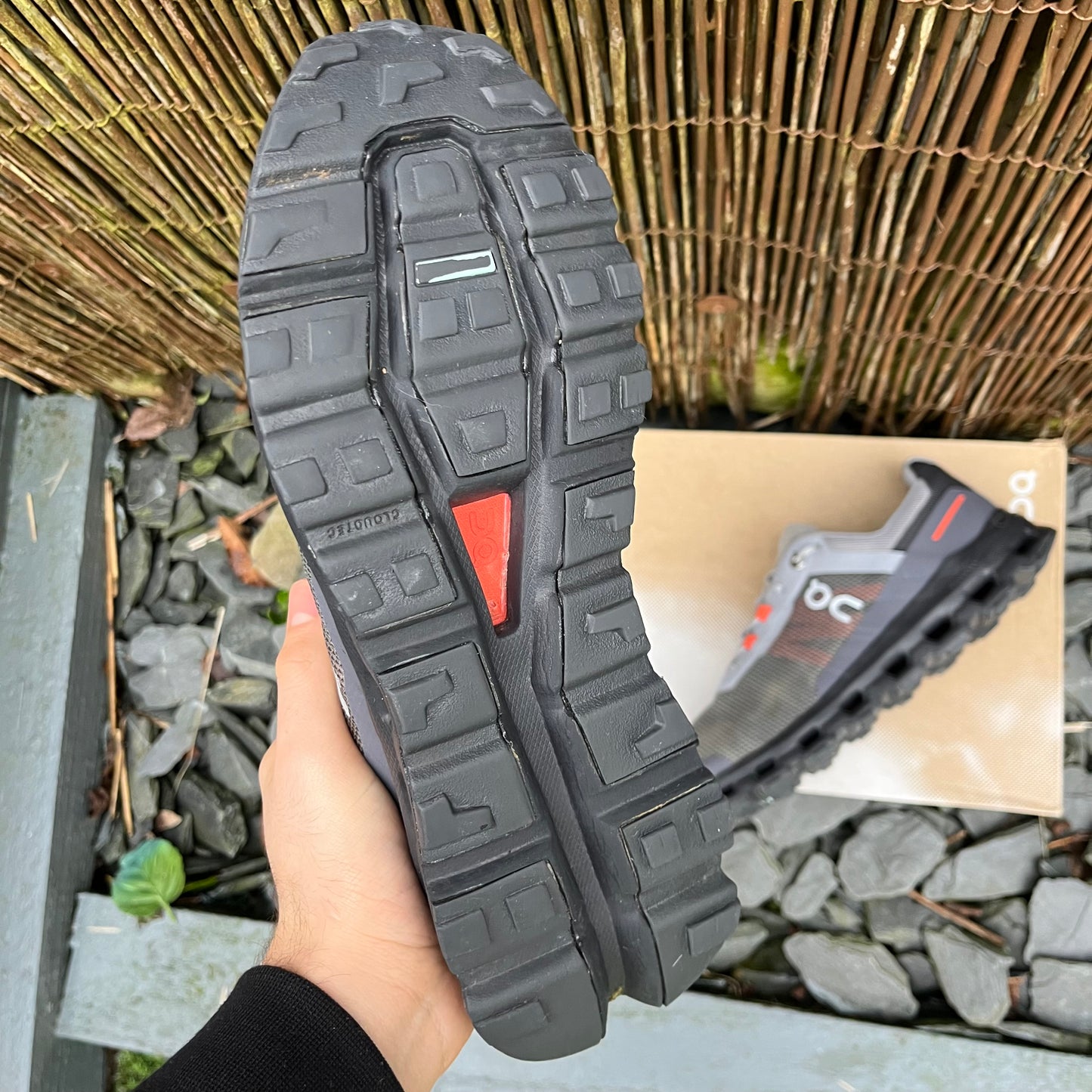On Running CloudVista - Grey / Orange - UK8.5