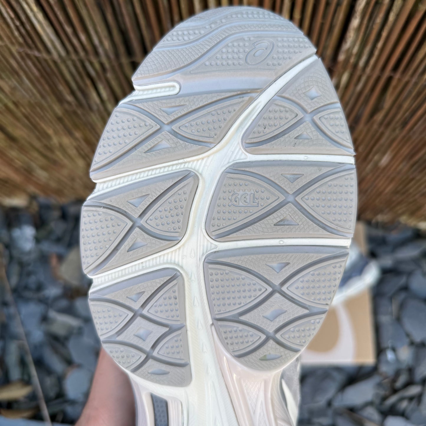 Asics Gel-NYC - Cream / Oyster Grey - UK9.5