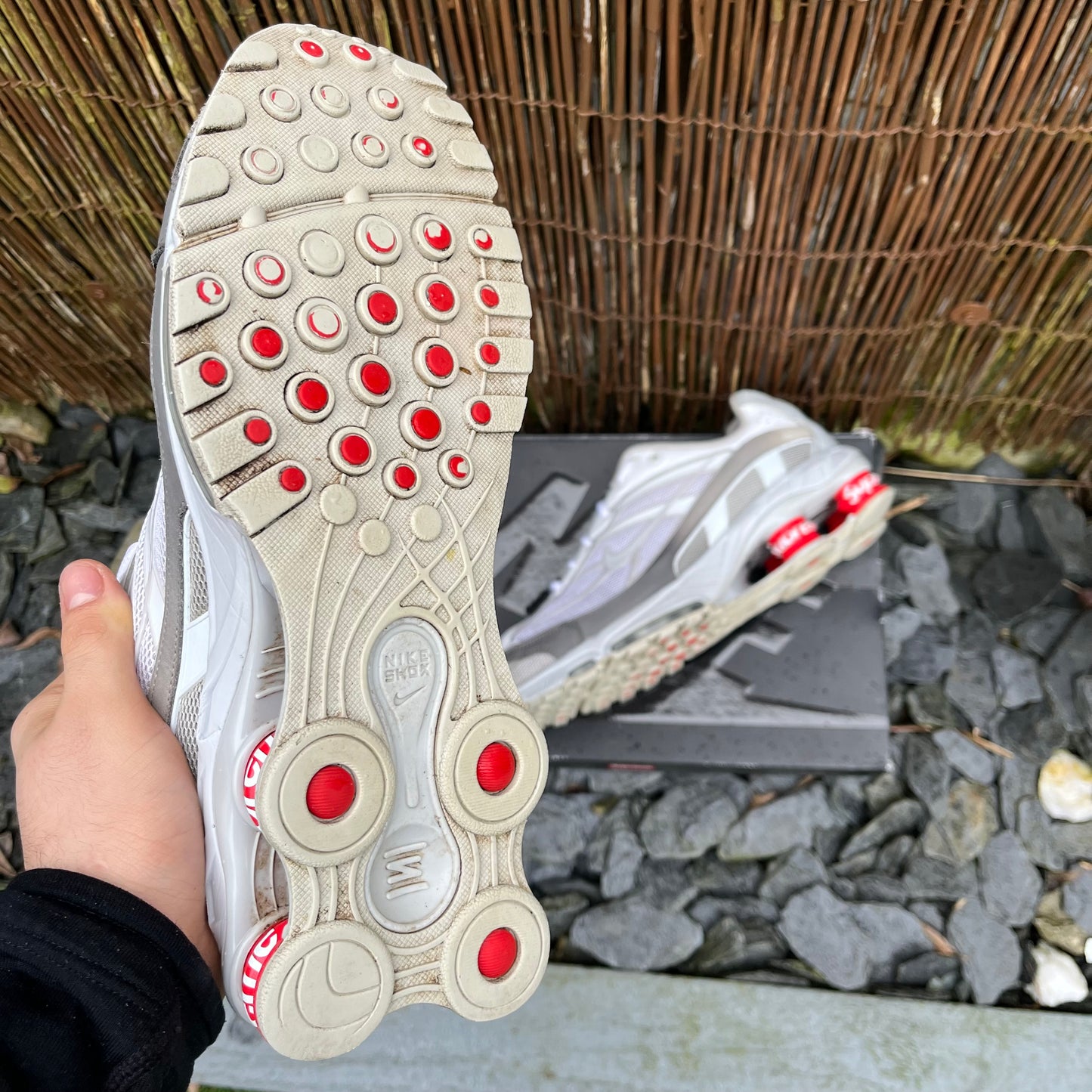 Nike Shox Ride 2 SP X Supreme White / Platinum
