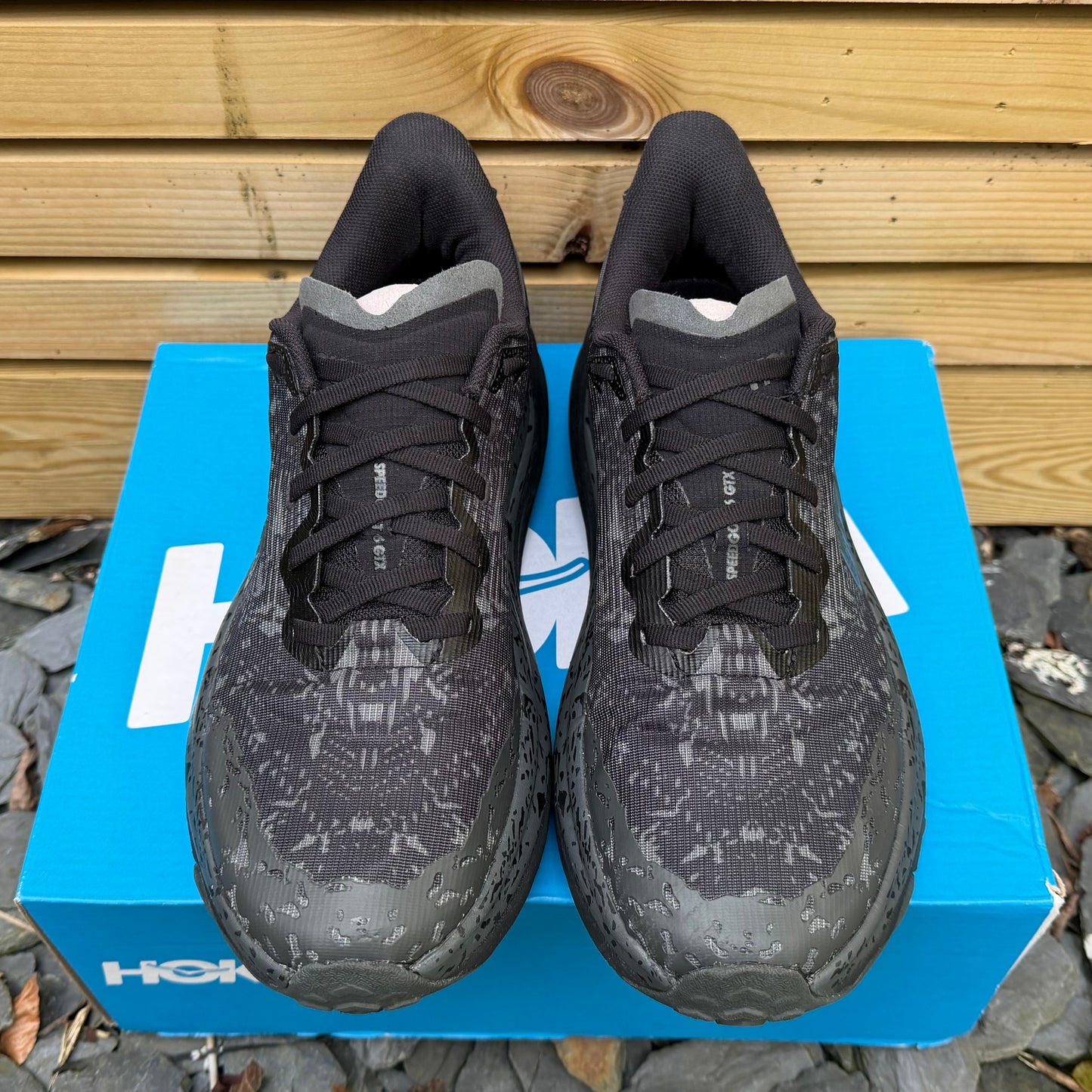 Hoka Speedgoat 6 Gore-Tex - Black / Grey - UK8.5