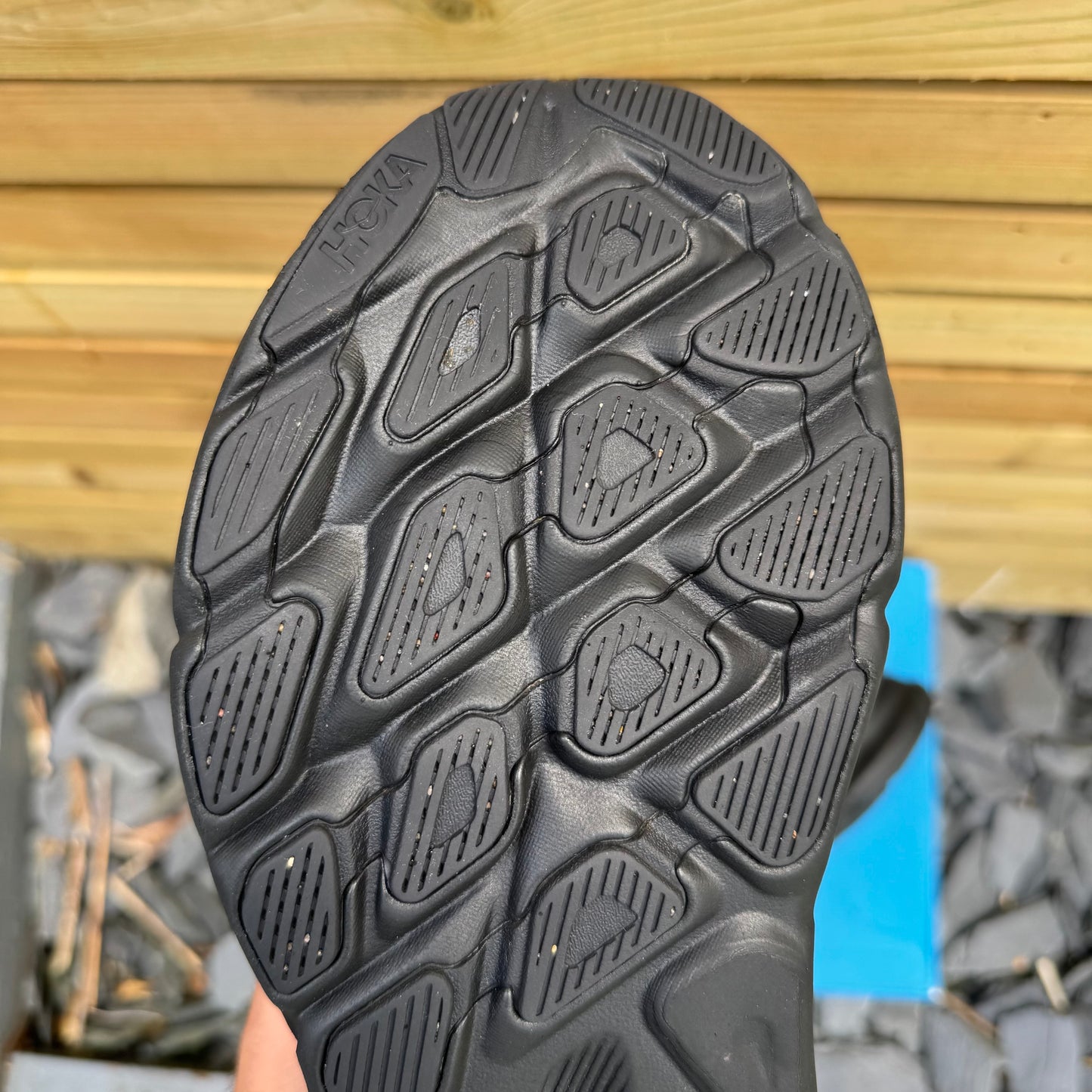 Hoka Clifton 9 - Triple Black - UK8.5