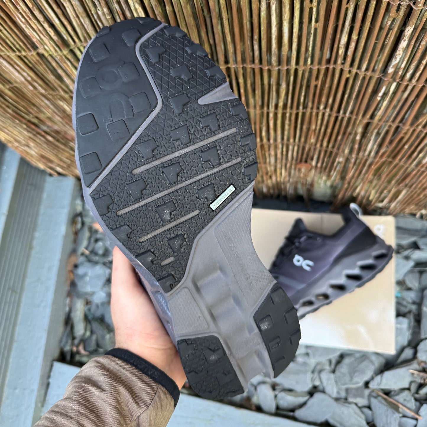 On Running CloudSurfer Trail Waterproof - Black Eclipse - UK9.5