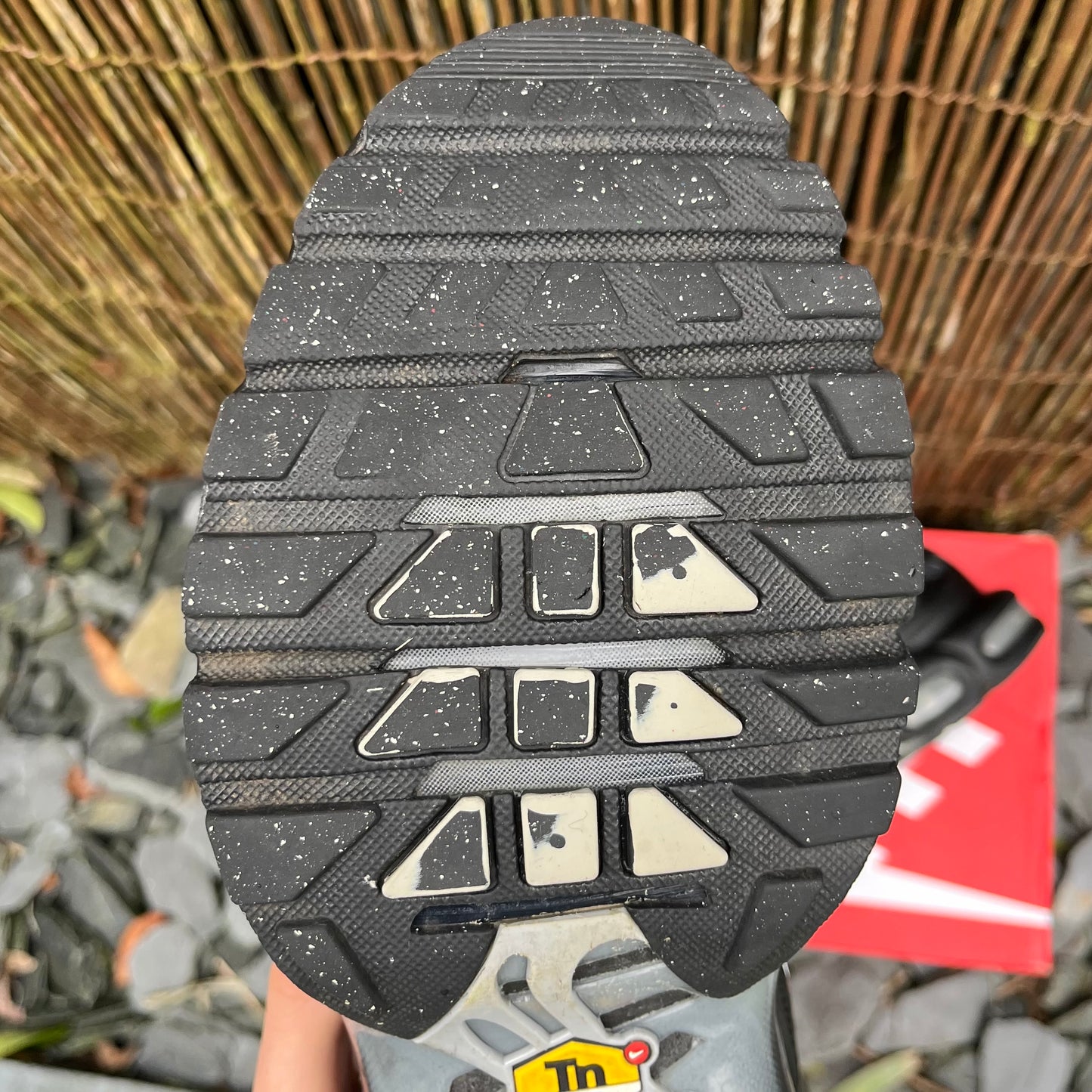 Nike Air Max Plus TN - Multi Swoosh Black / Crimson - UK10.5