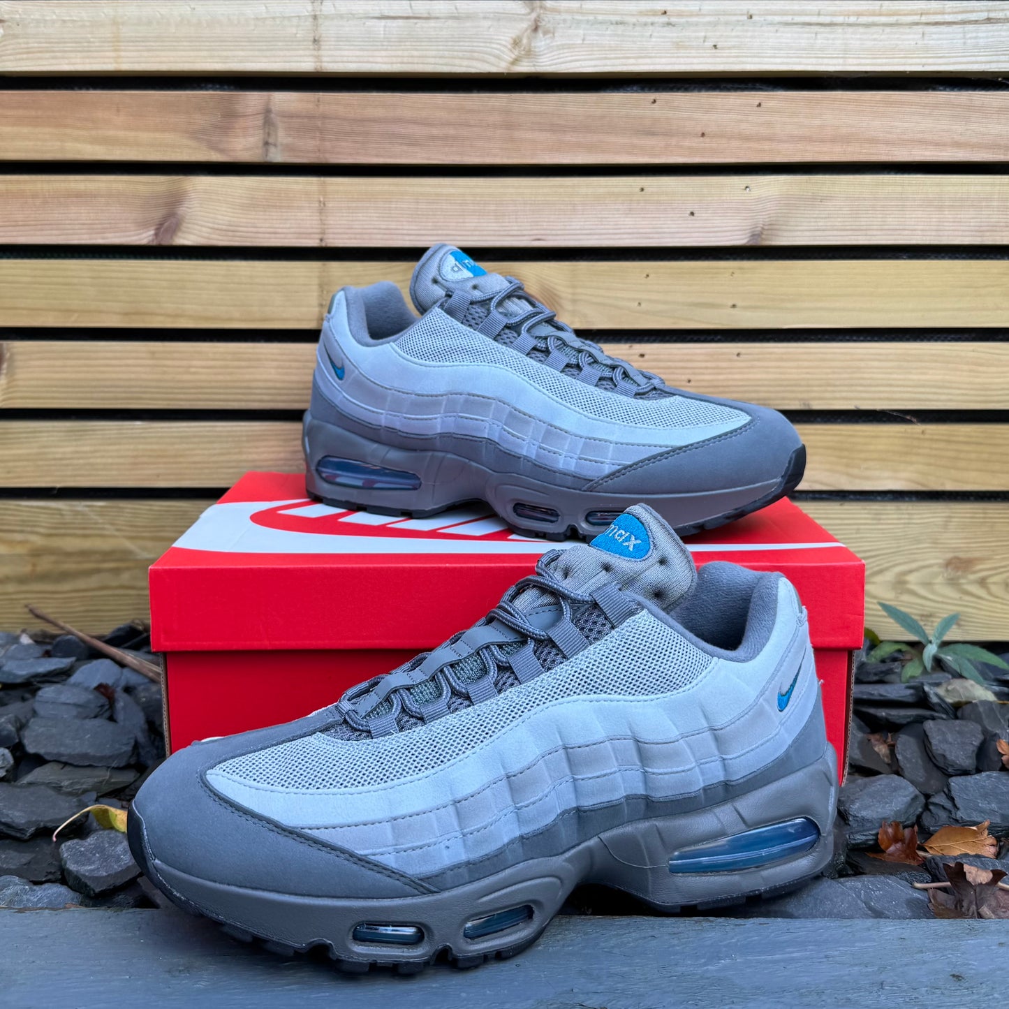 Nike Air Max 95 OG Big Bubble - Smoke Grey / Abyss Green - UK10