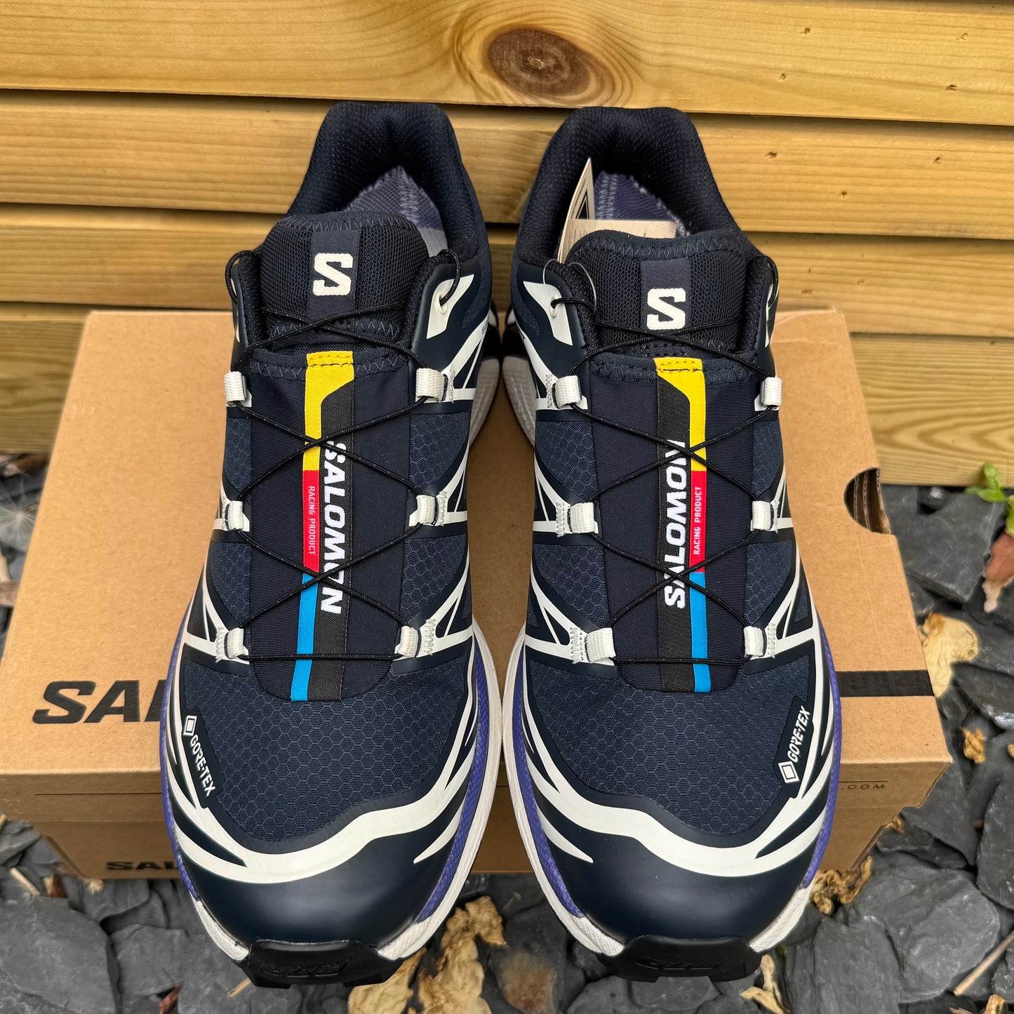 Salomon XT-6 Gore-Tex - Carbon / Vanilla Ice / Liberty - UK9 - Brand New