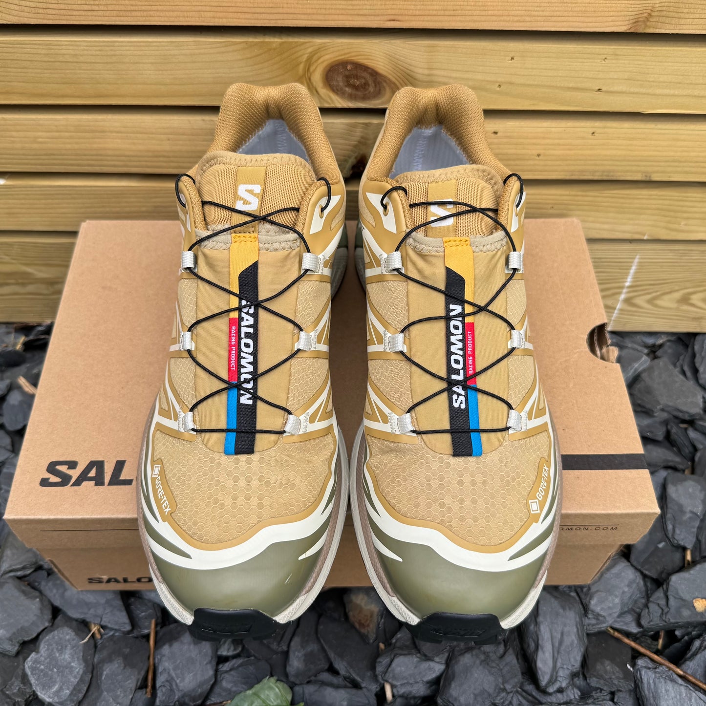 Salomon XT-6 Gore-Tex - Antelope / Icicle / Portabella - UK11 - Brand New