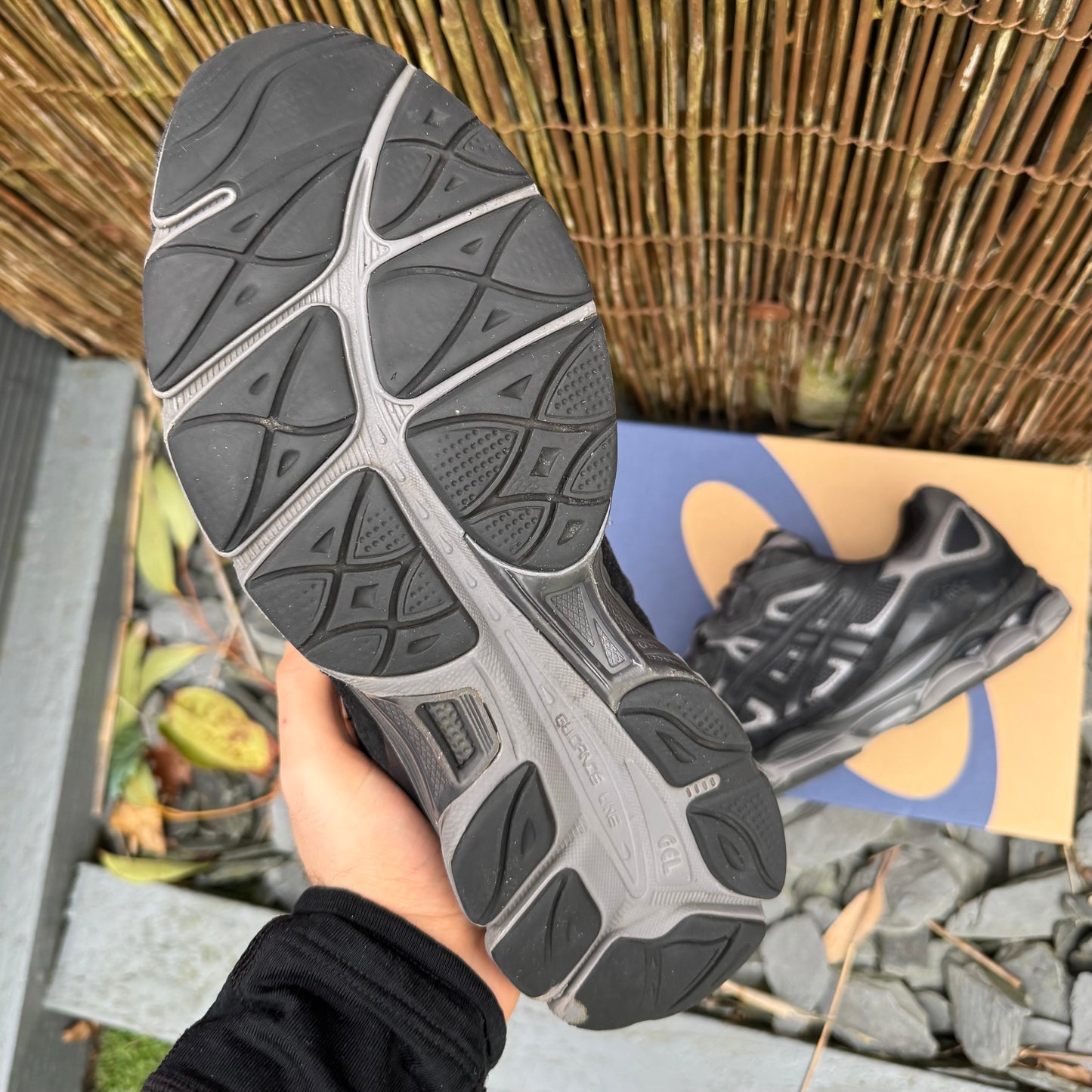 Asics Gel-NYC - Graphite Grey / Black - UK8.5
