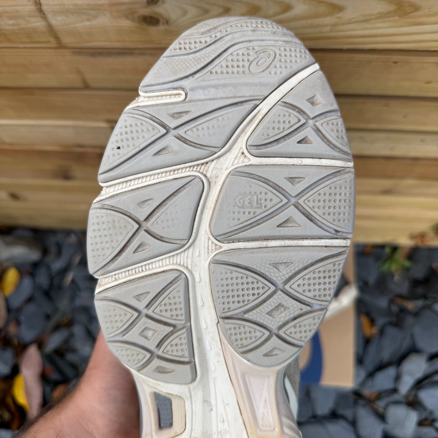 Asics Gel-NYC - Cream / Oyster Grey - UK9.5