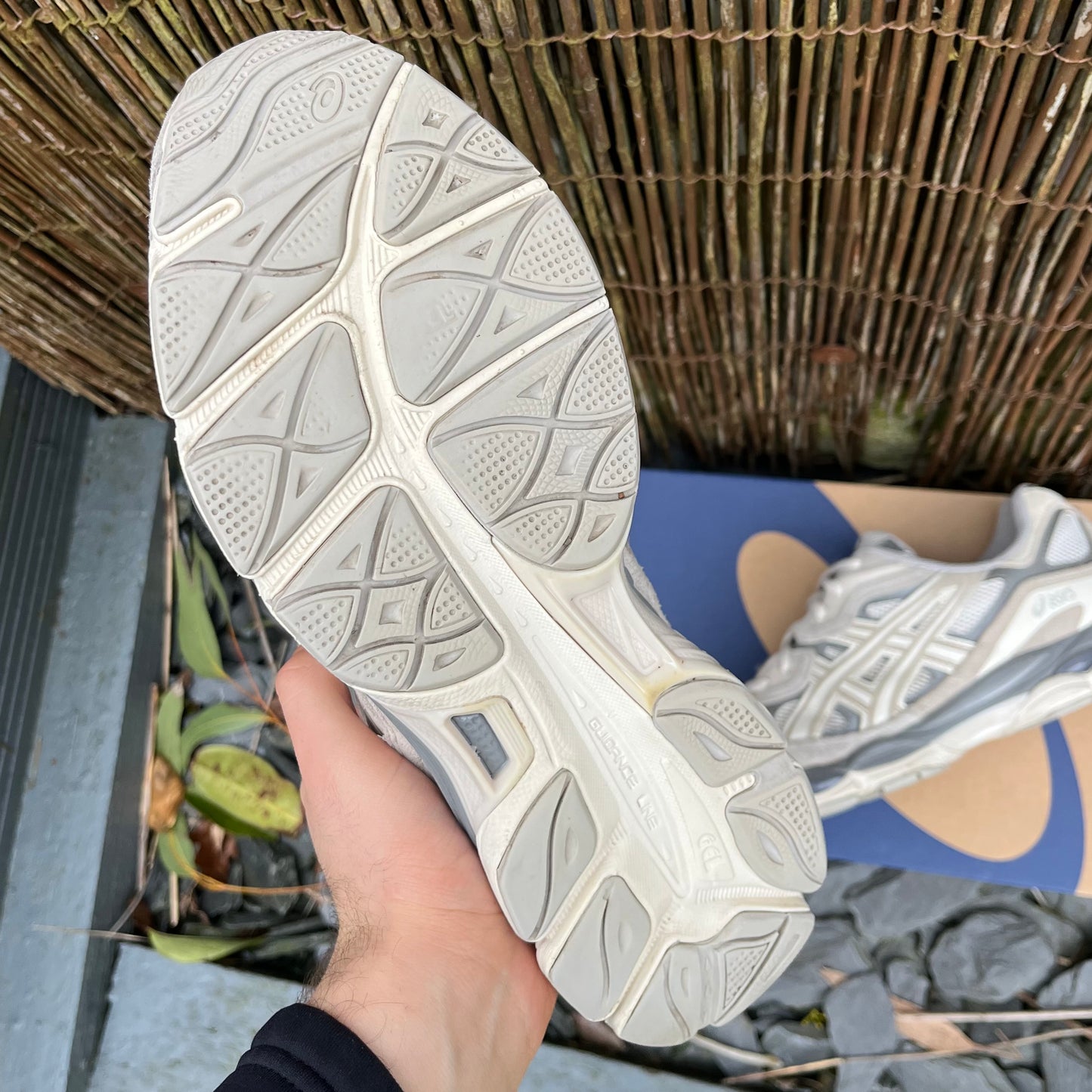 Asics Gel-NYC - Cream / Oyster Grey - UK8.5