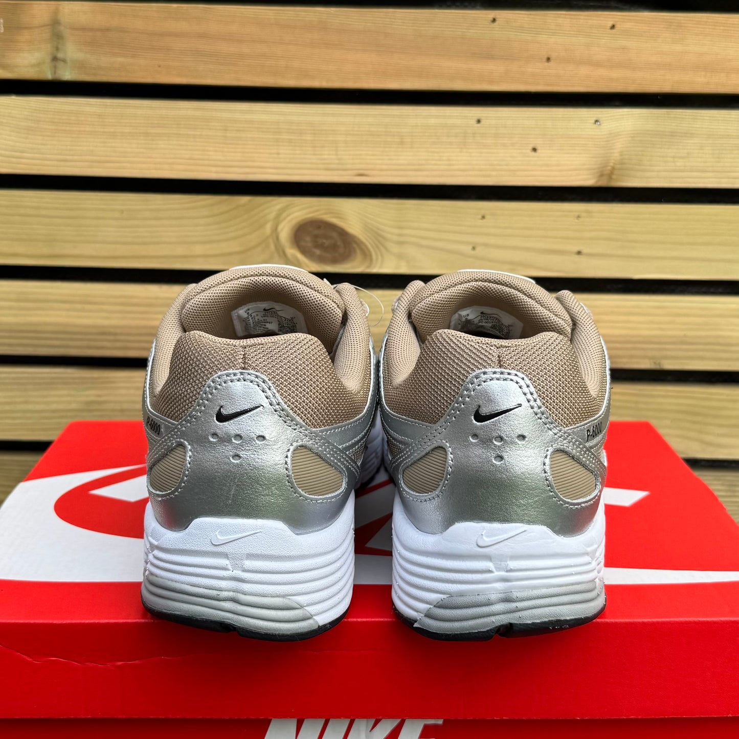 Nike P-6000 - Khaki Metallic - UK8 - Brand New