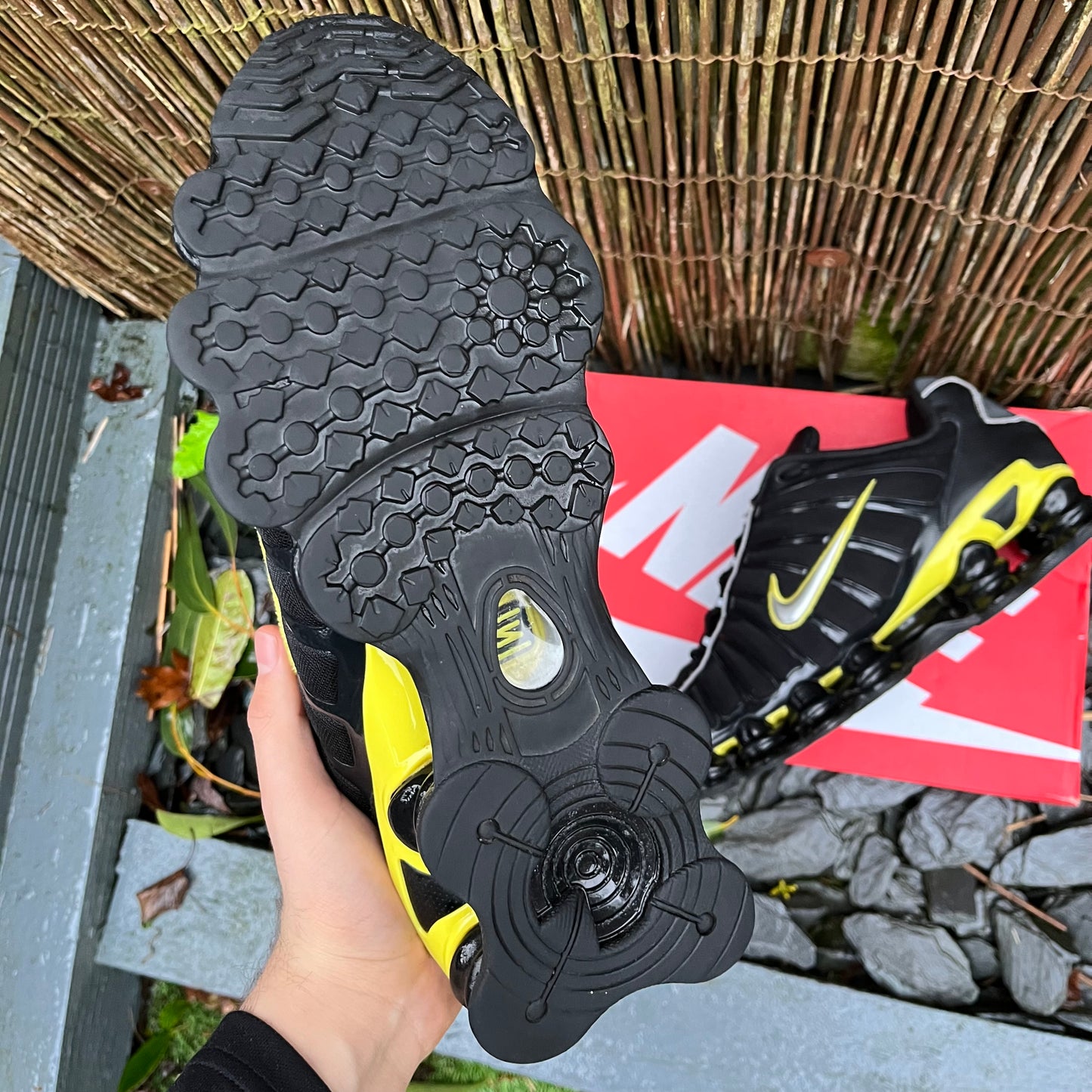 Nike Shox TL - Black / Dynamic Yellow - UK11