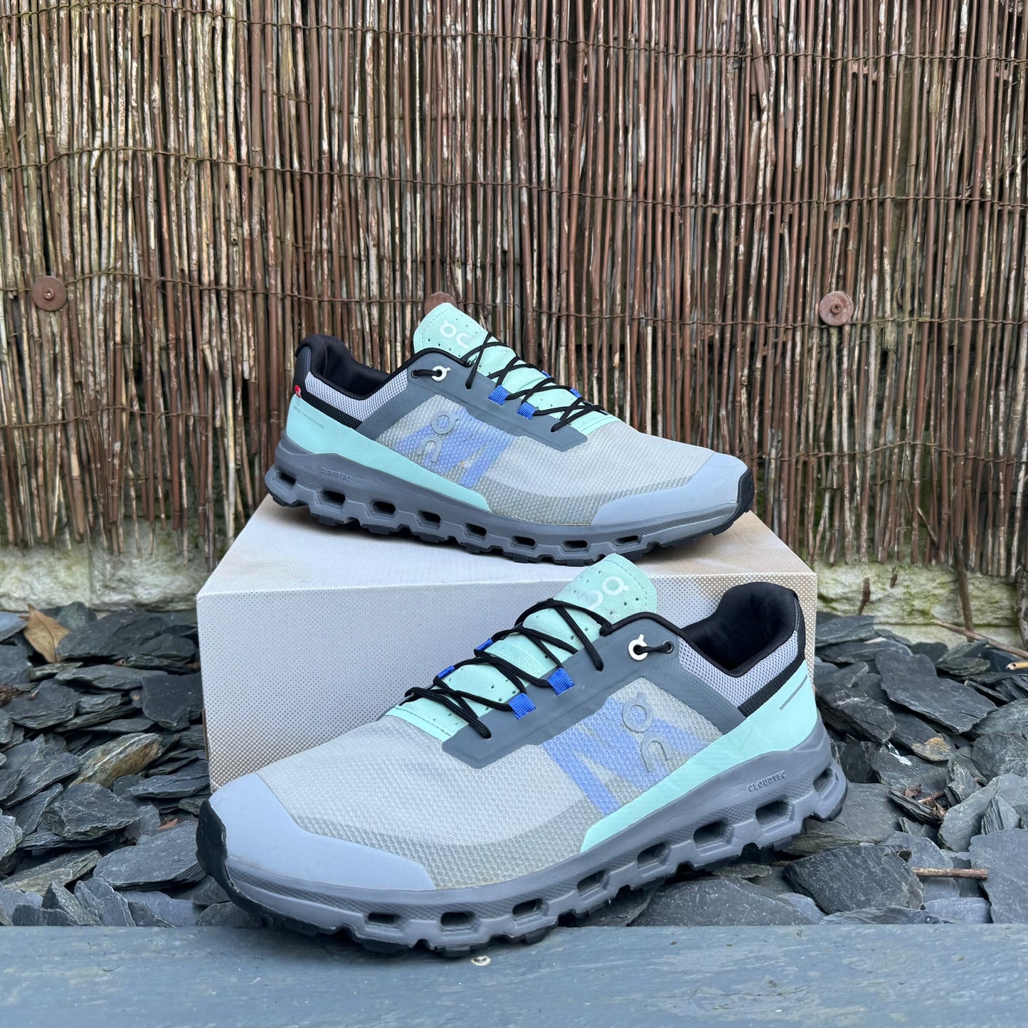 On Running CloudVista - Alloy / Mint - UK11