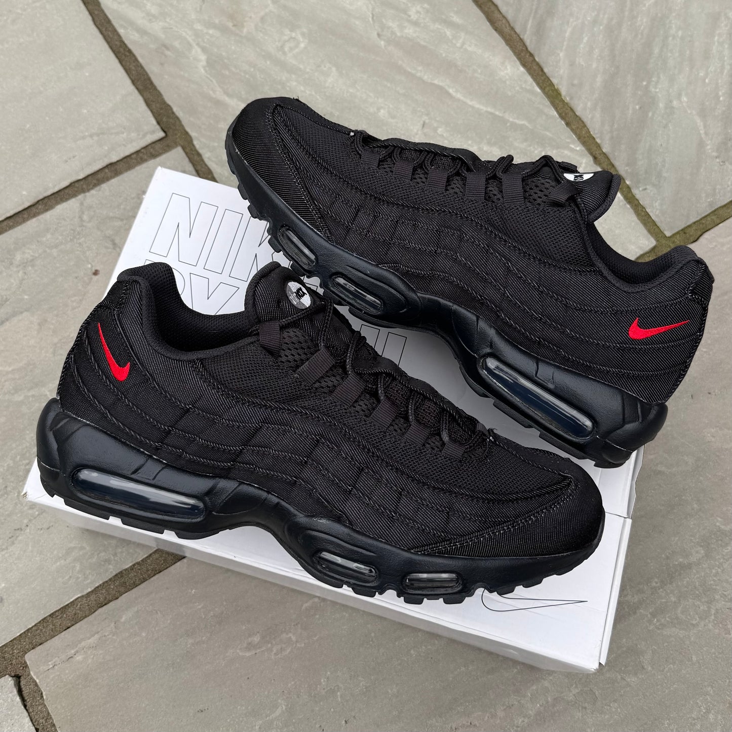 Nike Air Max 95 ID “Nike By You” - Black / Red - UK11