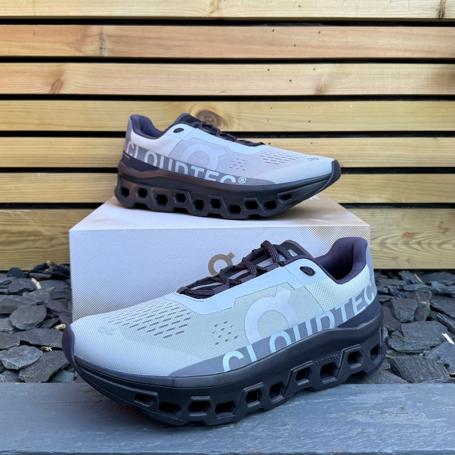 On Running CloudMonster - Glacier / Black - UK10.5 - Brand New