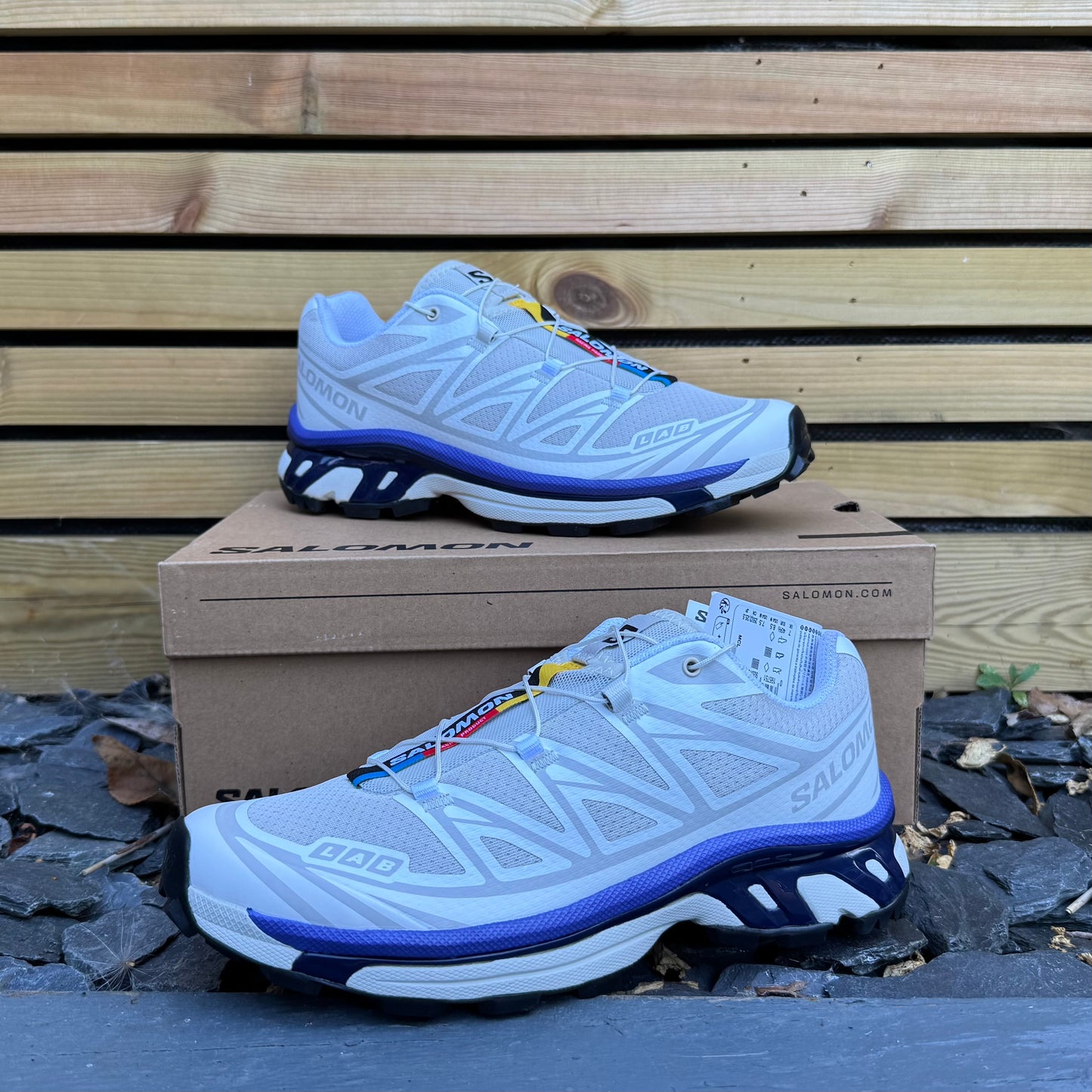 Salomon XT-6 - White / Lunar Rock / Liberty - UK7 - Brand New