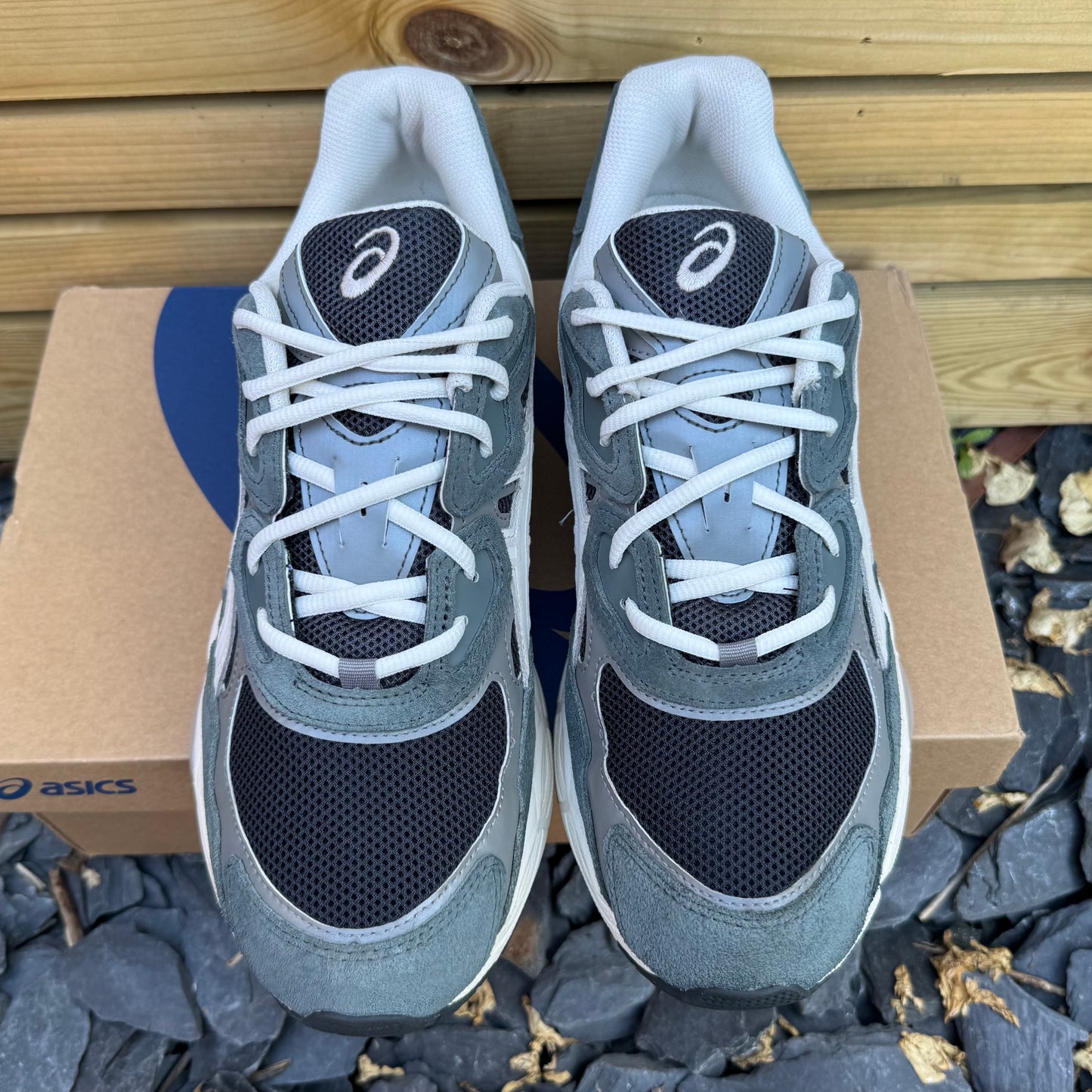 Asics Gel-NYC - Ivory / Smoke Grey - UK11