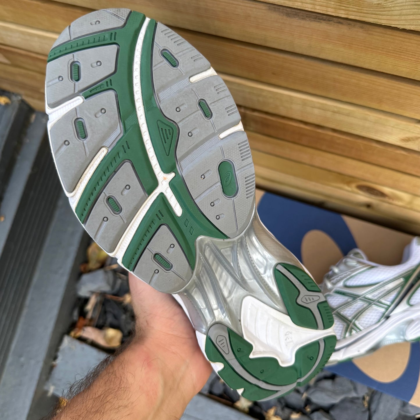 Asics Gel-2160 - White / Shamrock Green - UK9