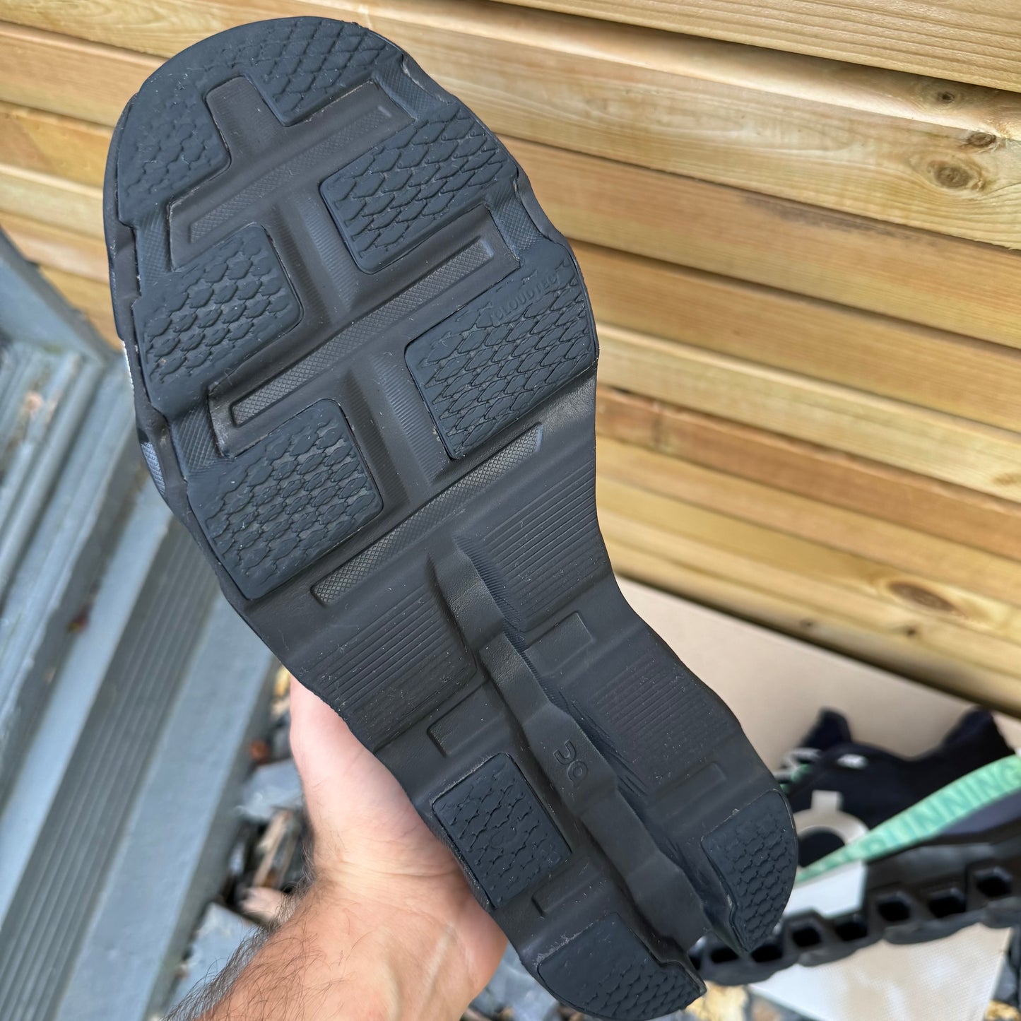 On Running CloudMonster 2 (1/1 Sample) - Black / Frost / Mint Green - UK9.5