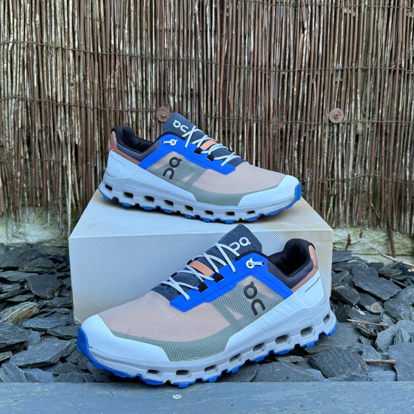 On Running CloudVista - Grey / Blue / Brown - UK9.5