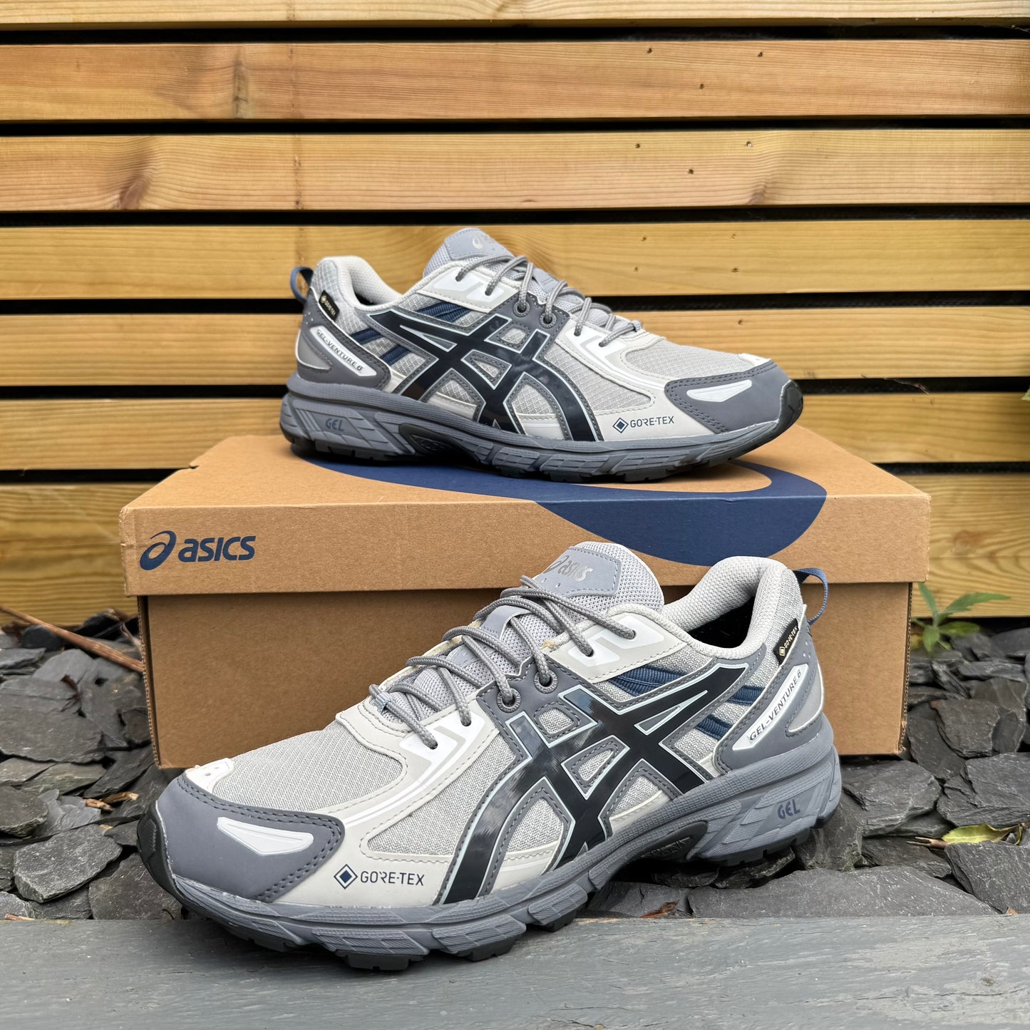 Asics Gel-Venture 6 Gore-Tex - Piedmont Grey / Metropolis - UK8
