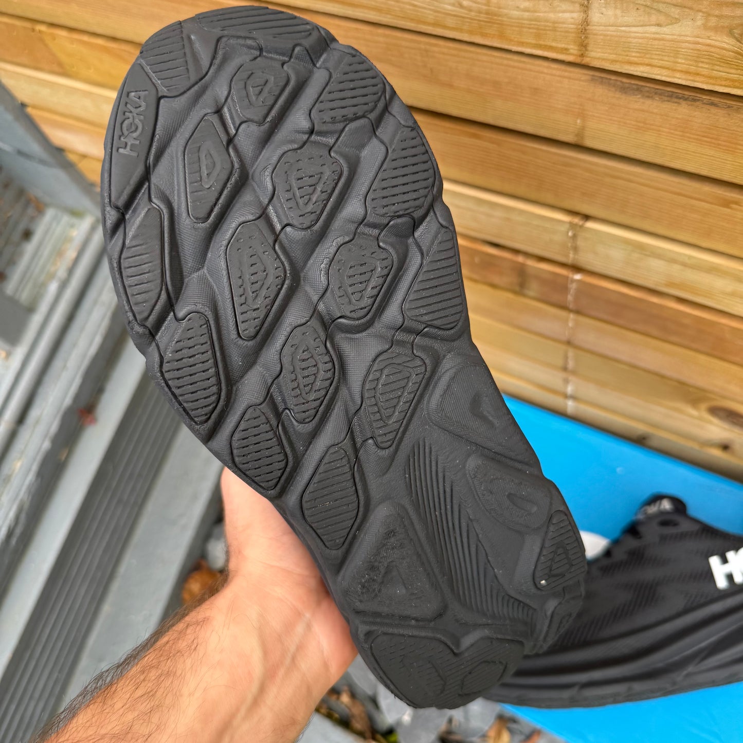Hoka Clifton 9 Gore-Tex - Black Reflect - UK8.5