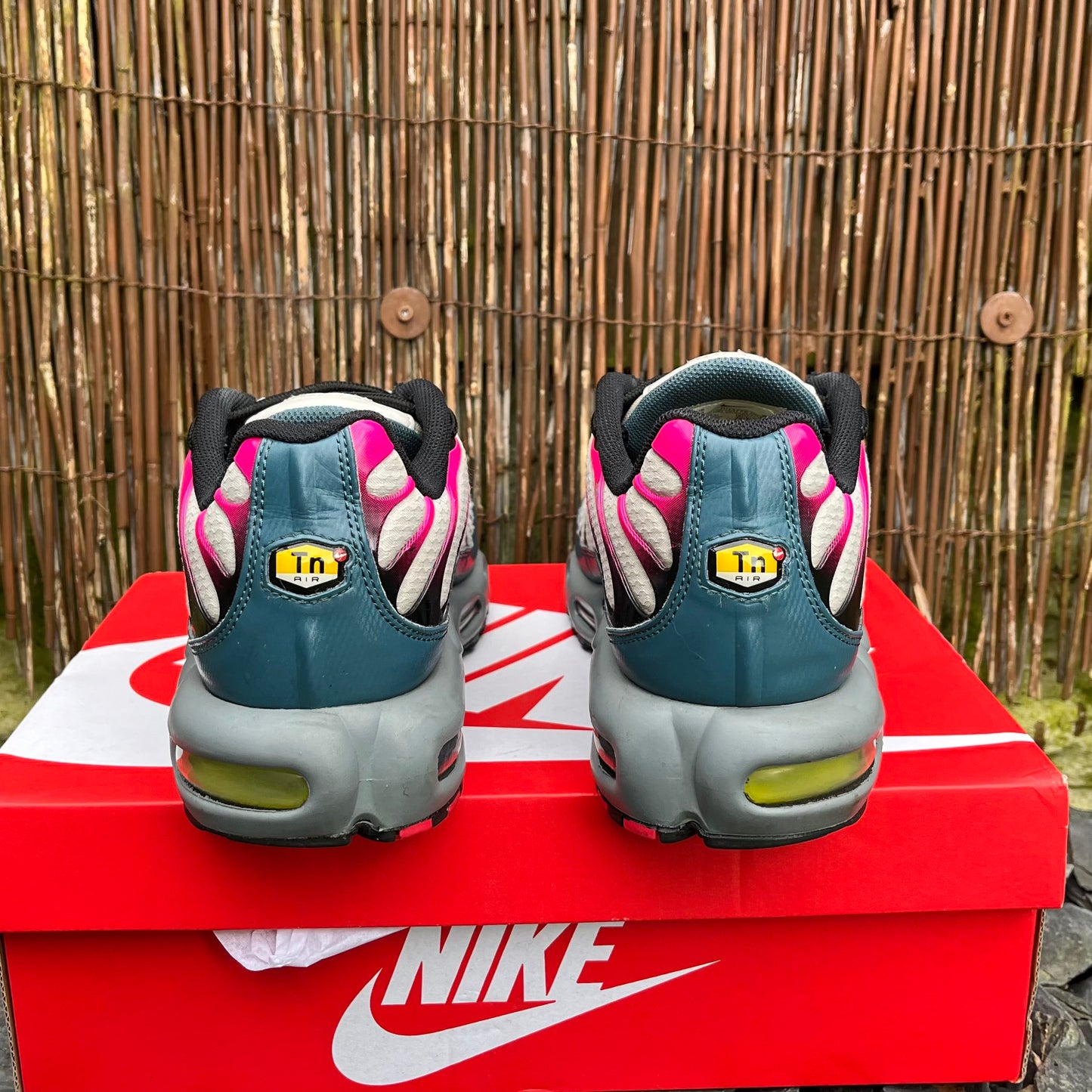 Nike Air Max Plus TN Light Bone / Ash Green / Pink Prime UK9