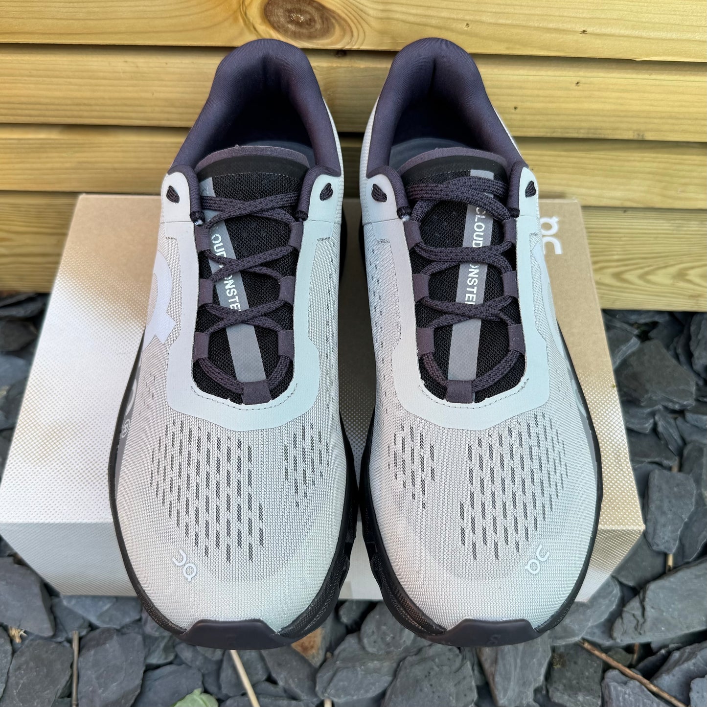 On Running CloudMonster - Glacier / Black - UK10.5 - Brand New