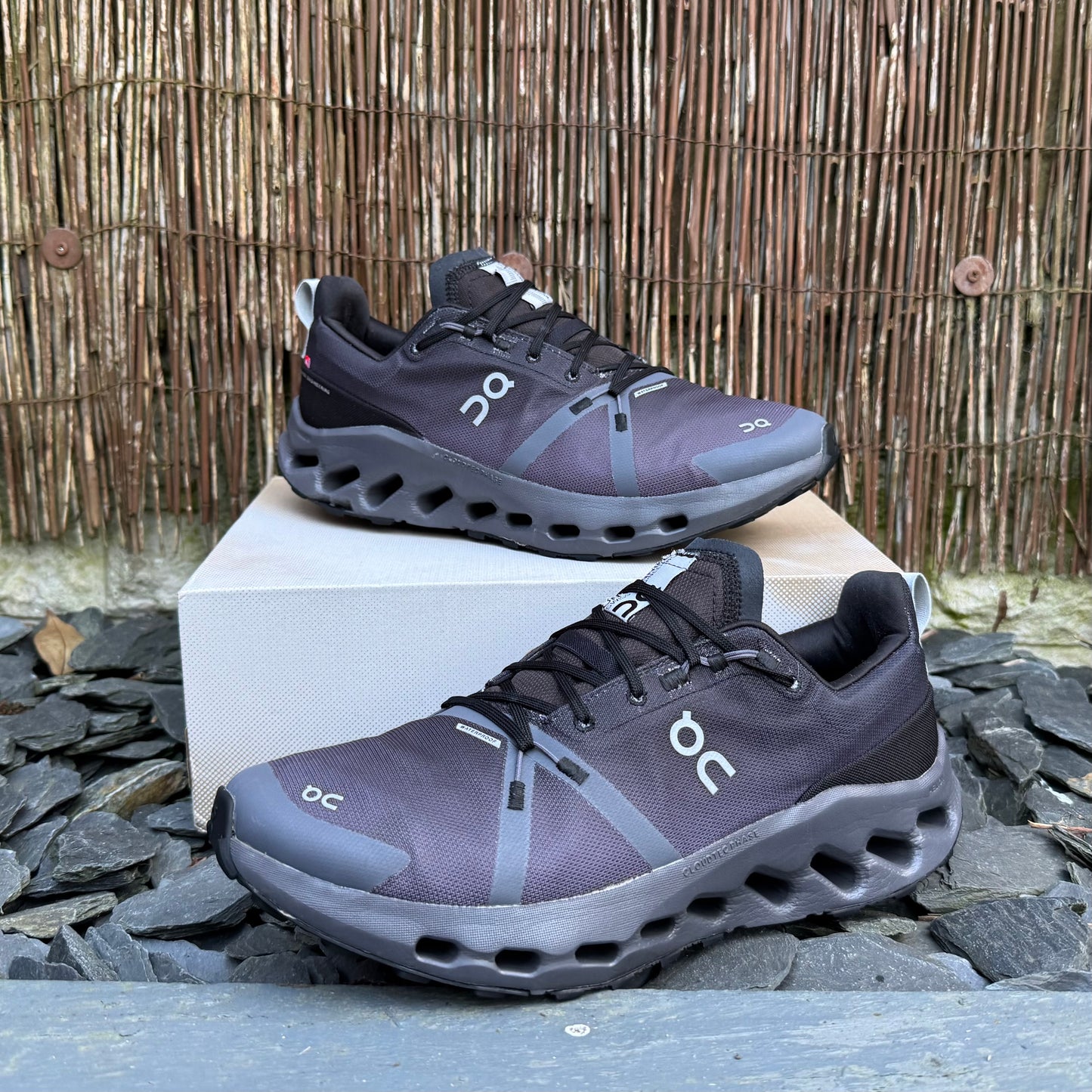 On Running CloudSurfer Trail Waterproof - Black Eclipse - UK9.5