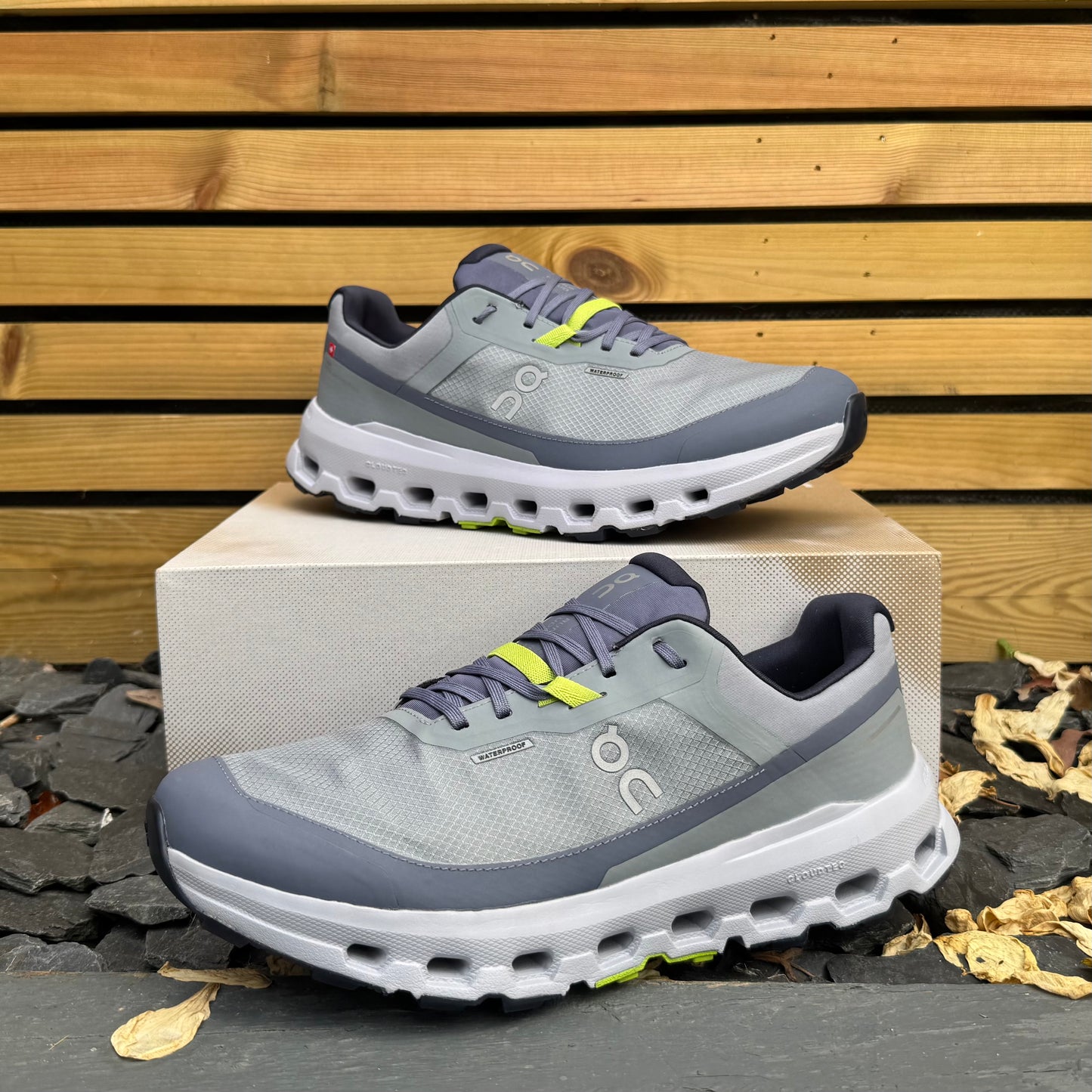 On Running CloudVista 2 Waterproof - Heather / Mist - UK8.5